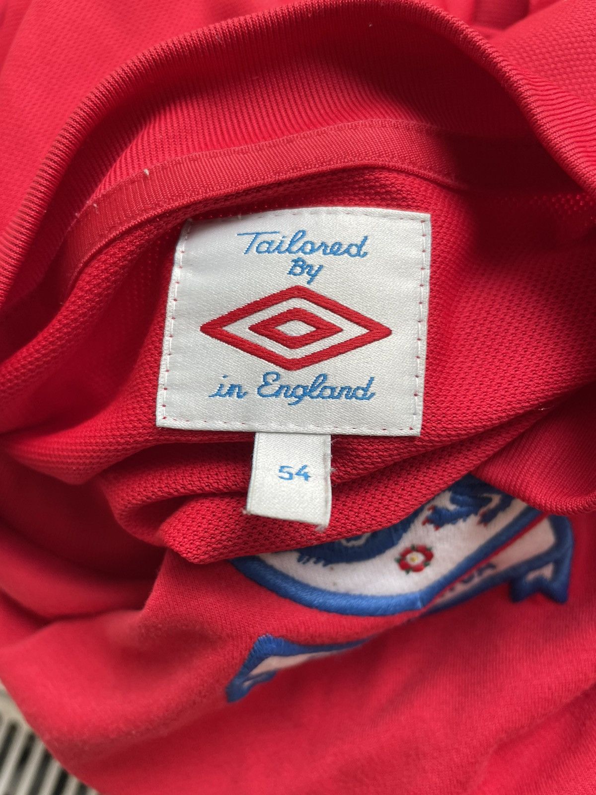 Umbro England 2010/2011 Away Football Shirt Soccer Jersey Size US XXL / EU 58 / 5 - 7 Thumbnail