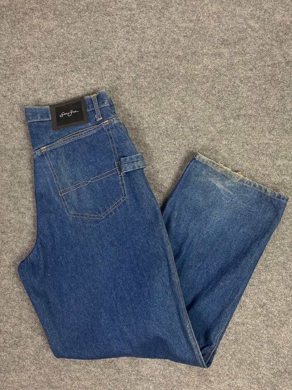 Sean John vintage sean john baggy denim embroided logo nice design Size US 34 / EU 50 - 2 Thumbnail