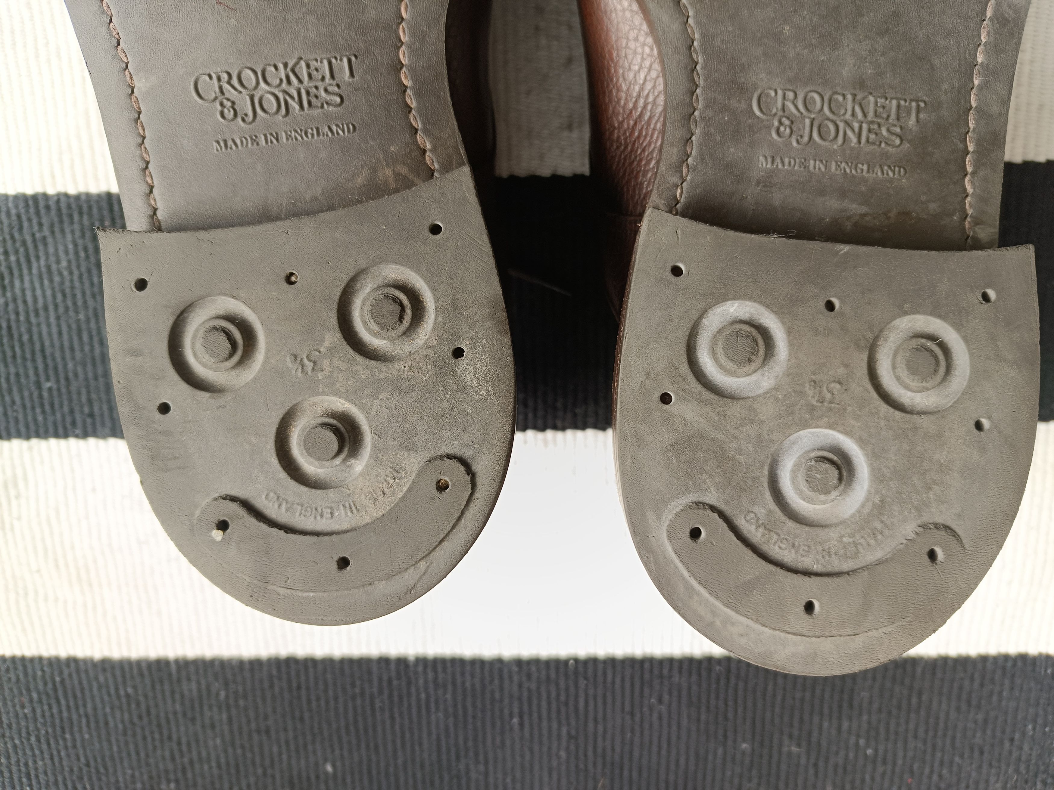 Crockett & Jones Crockett & Jones Grasmere Pebble Grain Leather Shoes Size US 10.5 / EU 43-44 - 13 Thumbnail