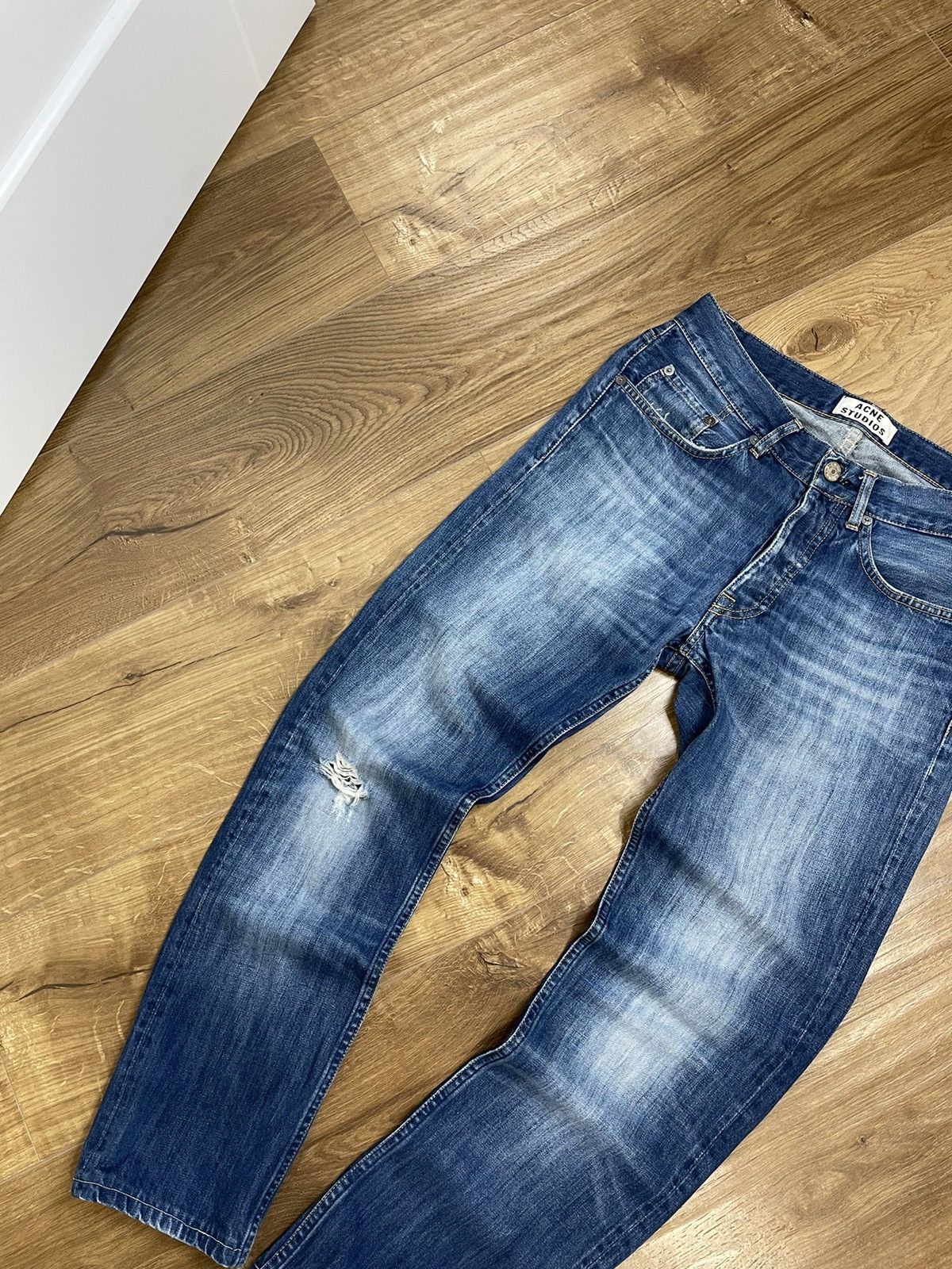 Acne Studios × Vintage Vintage Acne Studios RocVerakai Stonewashed Blue Denim Jeans Size US 30 / EU 46 - 3 Thumbnail
