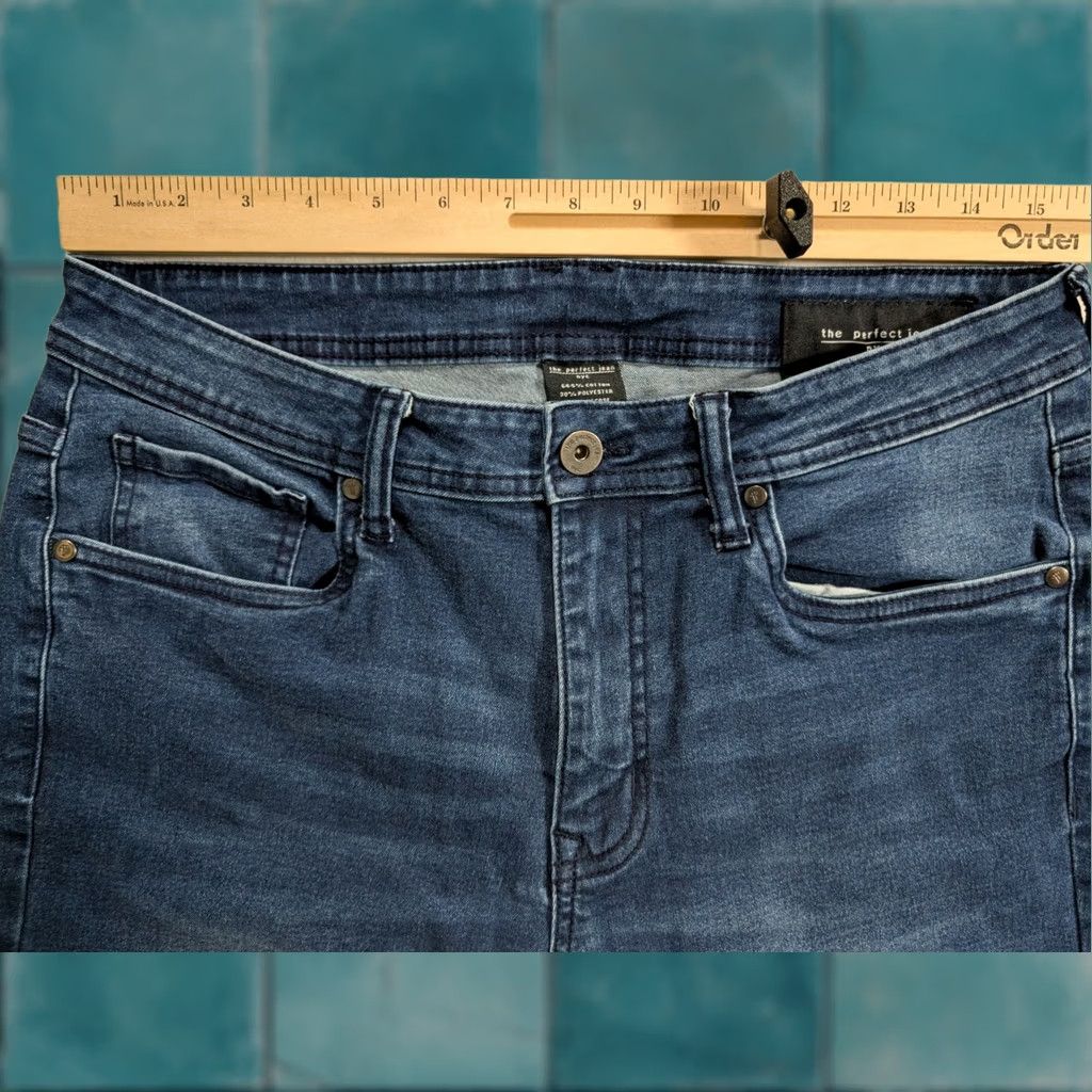 Denime The Perfect Jean NYC Slim Fit Jeans Mens 31 x 32 Blue Stretch Denim Shirt? Size US 31 - 1 Thumbnail