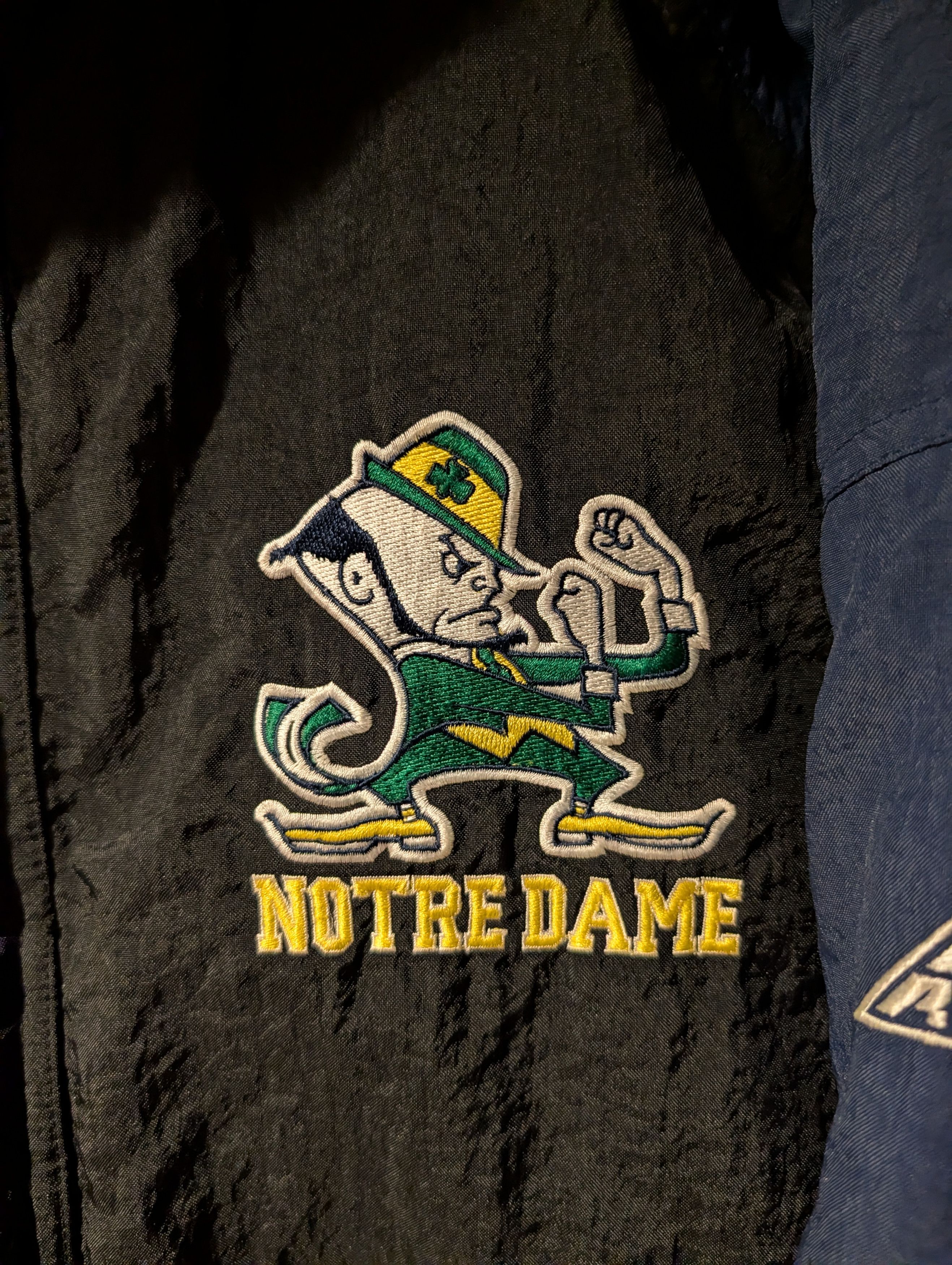Apex One Vintage 90s Notre Dame Fighting Irish APEX Puffer Jacket Size US XL / EU 56 / 4 - 5 Thumbnail