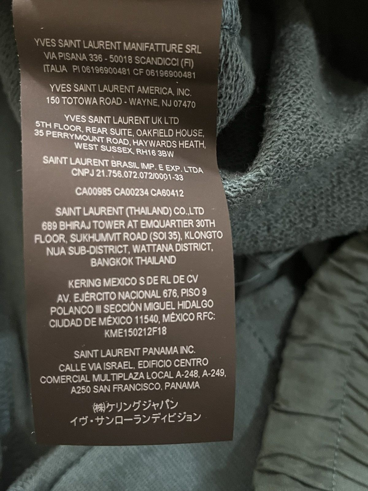 Saint Laurent Paris Saint Laurent Cassandra Terry Sweatpants Sz L Size US 34 / EU 50 - 15 Thumbnail