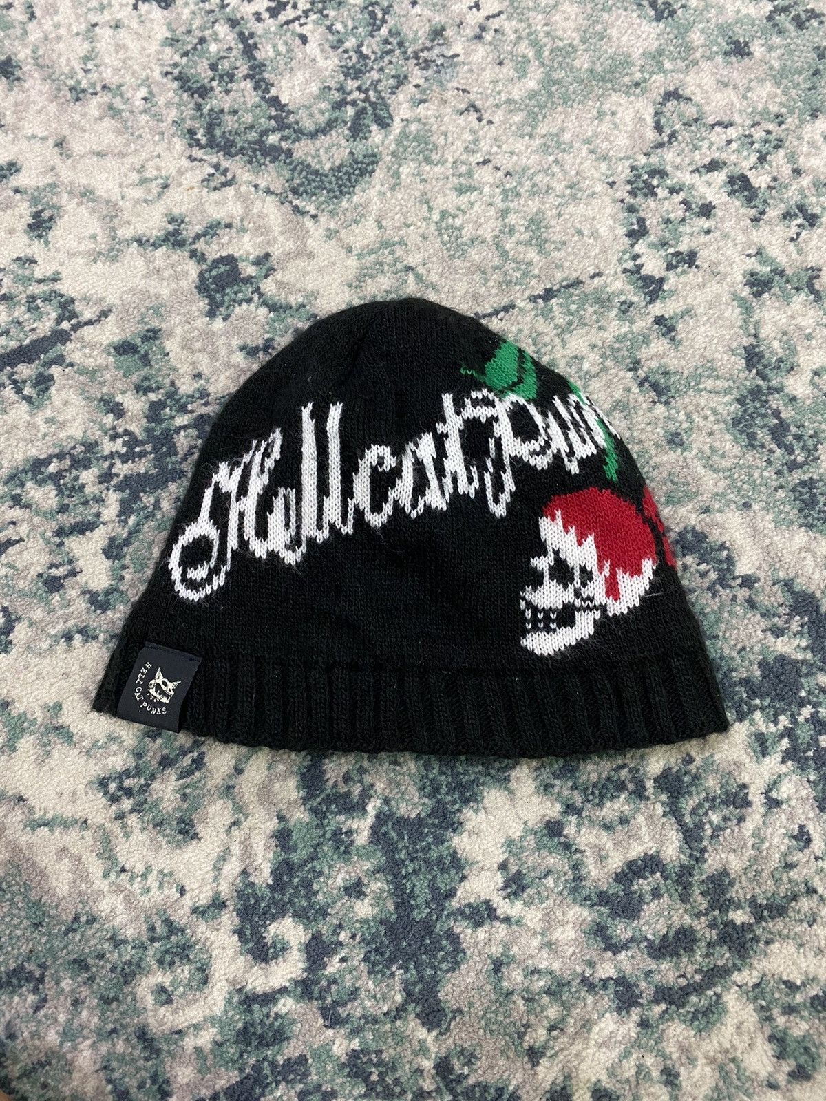 Japanese Brand Vintage Hell Cat Punk Beanie Hats Size ONE SIZE - 6 Thumbnail
