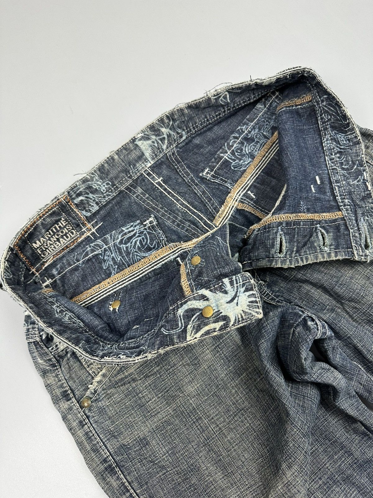 Marithe + Francois Girbaud Distressed Vintage Marithe Francois Girbaud Denim Size US 32 / EU 48 - 8 Thumbnail
