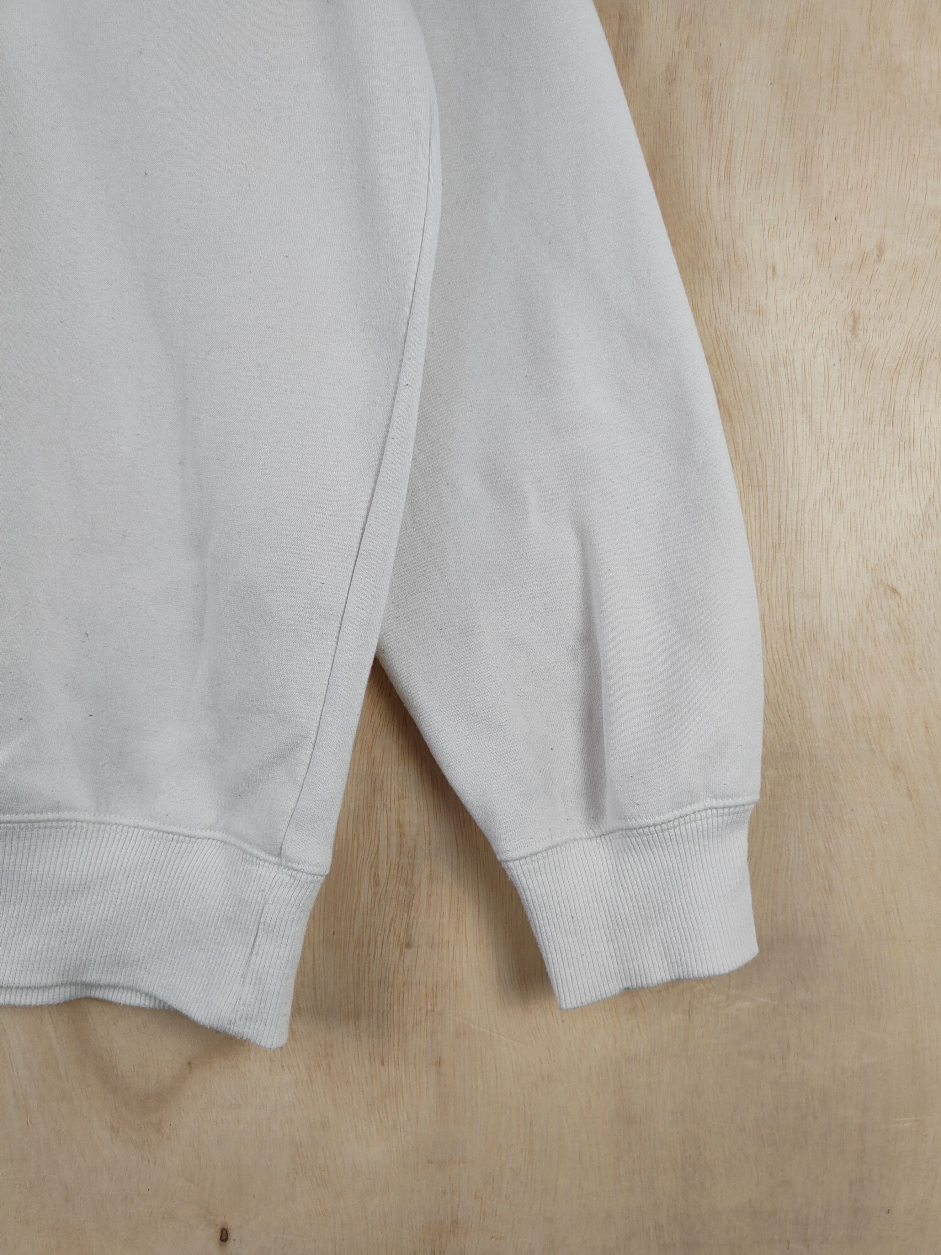 GU GU White plain vintage Sweatshirts #2633 Size US L / EU 52-54 / 3 - 6 Thumbnail