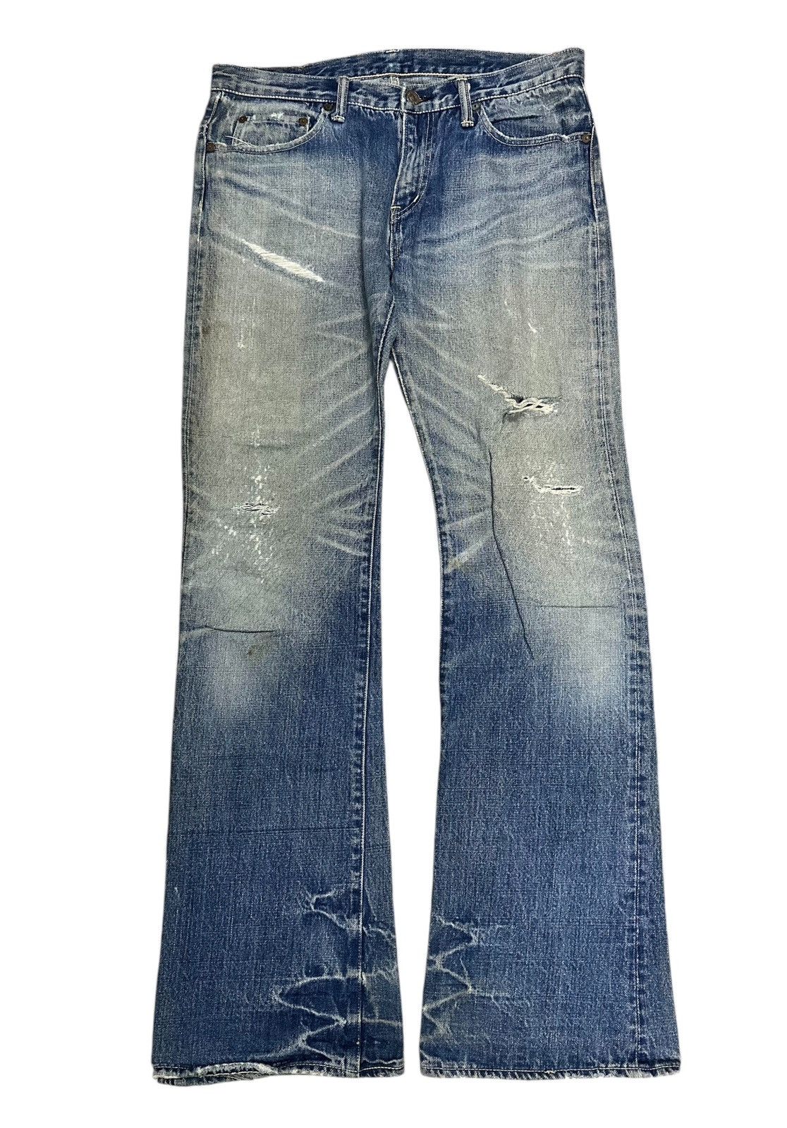 Vintage 💥Japanese brand💥 Flare Bootcut Crazy Design 💥 Size US 32 / EU 48 - 1 Thumbnail