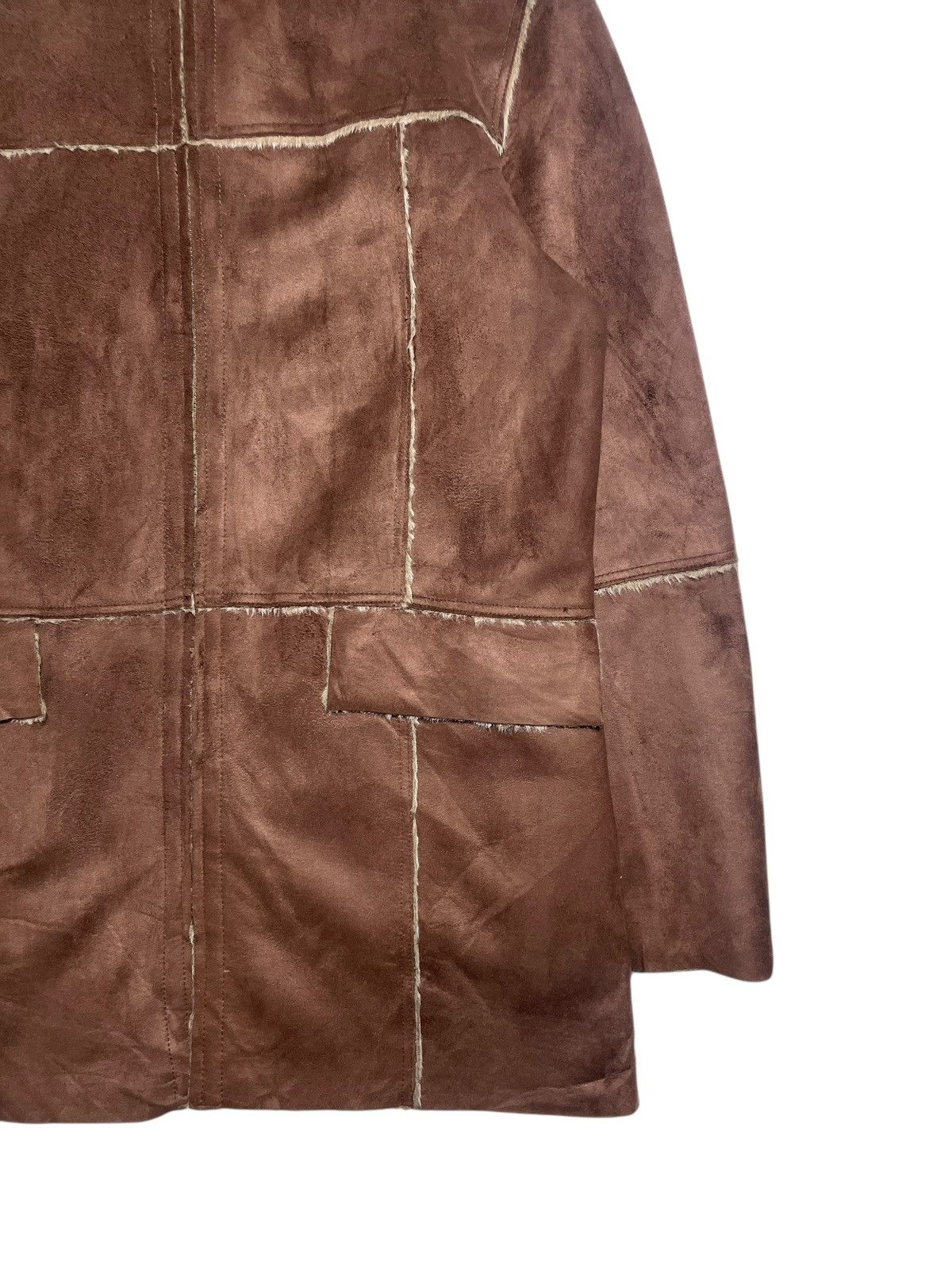 Tornado Mart 2000’s Tornado Mart - Faux Fur Leather Suede Jacket Size US L / EU 52-54 / 3 - 5 Thumbnail