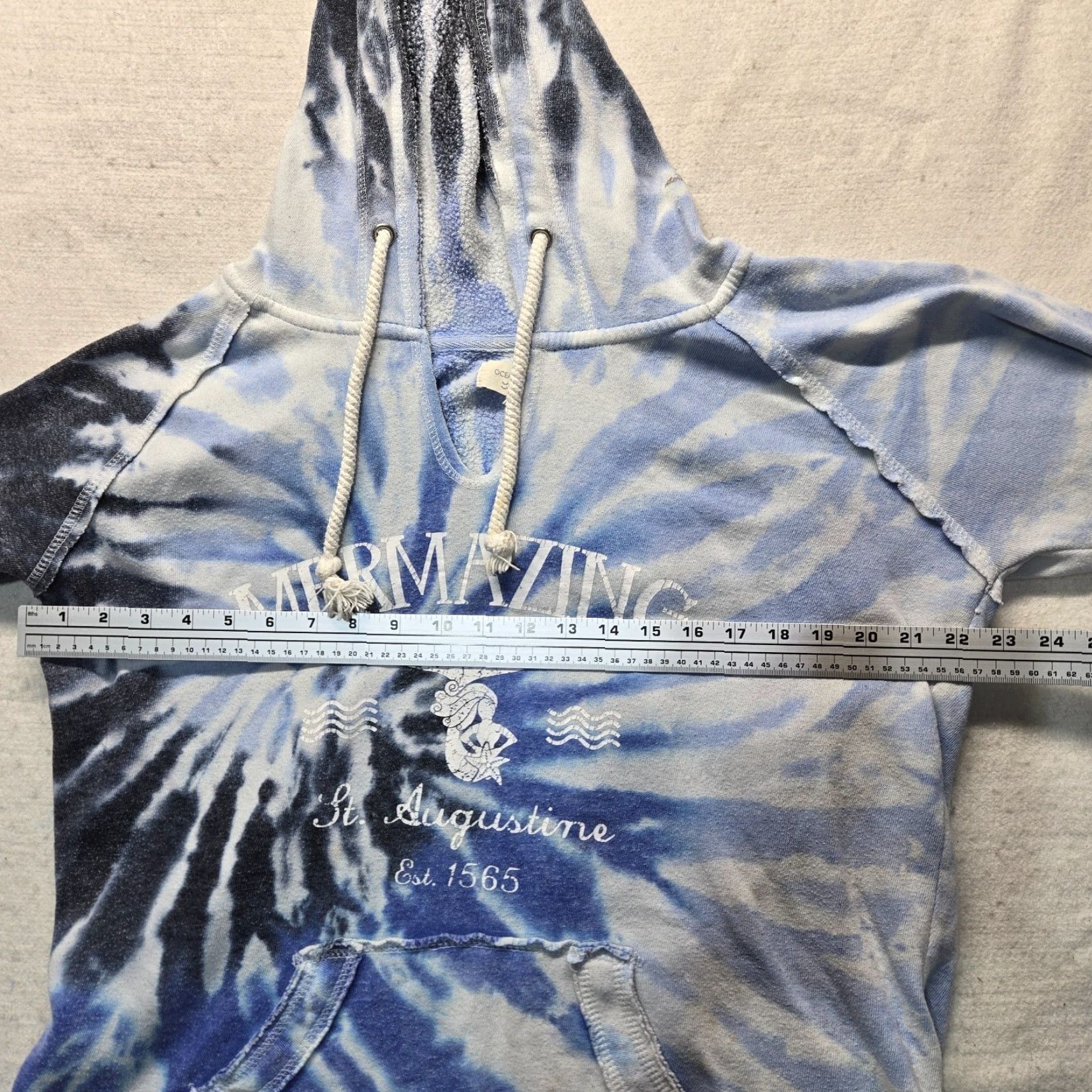 REEF OCEAN DRIVE Mermazing St Augustine Blue Tie Dye Sweater Hoodie Women's M Medium Size M / US 6-8 / IT 42-44 - 5 Thumbnail