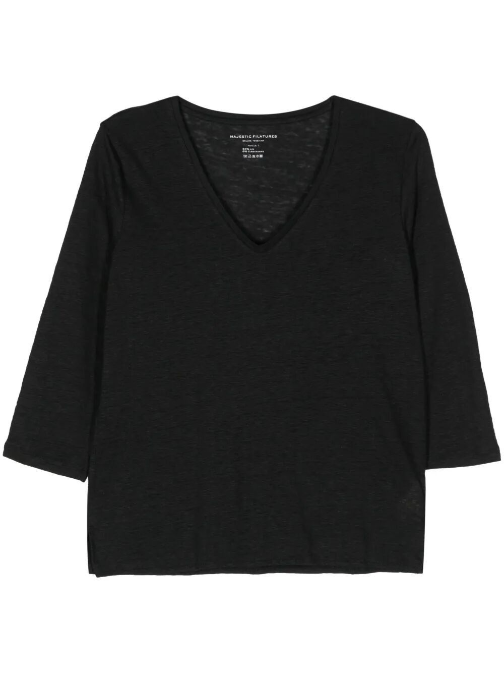 Majestic THREE QUARTER SLEEVE SHIRT Size L / US 10 / IT 46 - 1 Thumbnail