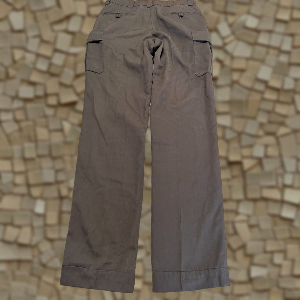 Vintage Blauer Pants Men 34 Brown Straight Leg Cargo Pockets Casual Workwear Size US 34 / EU 50 - 1 Thumbnail