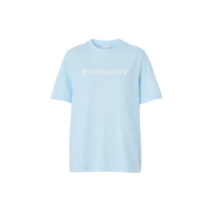 Burberry Burberry FW22 Logo Printed Short Sleeve T-shirt 0079 Size L / US 10 / IT 46 - 1 Thumbnail