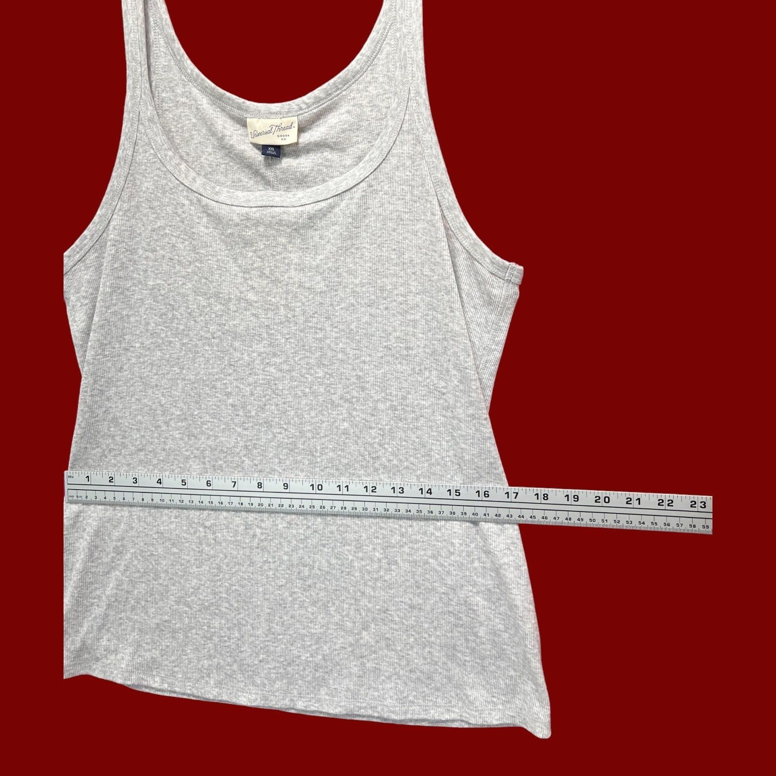 Other Universal Thread - Women's Sleeveless T-Shirt - Grey - XXL Size XXL / US 16-18 / IT 52-54 - 4 Thumbnail