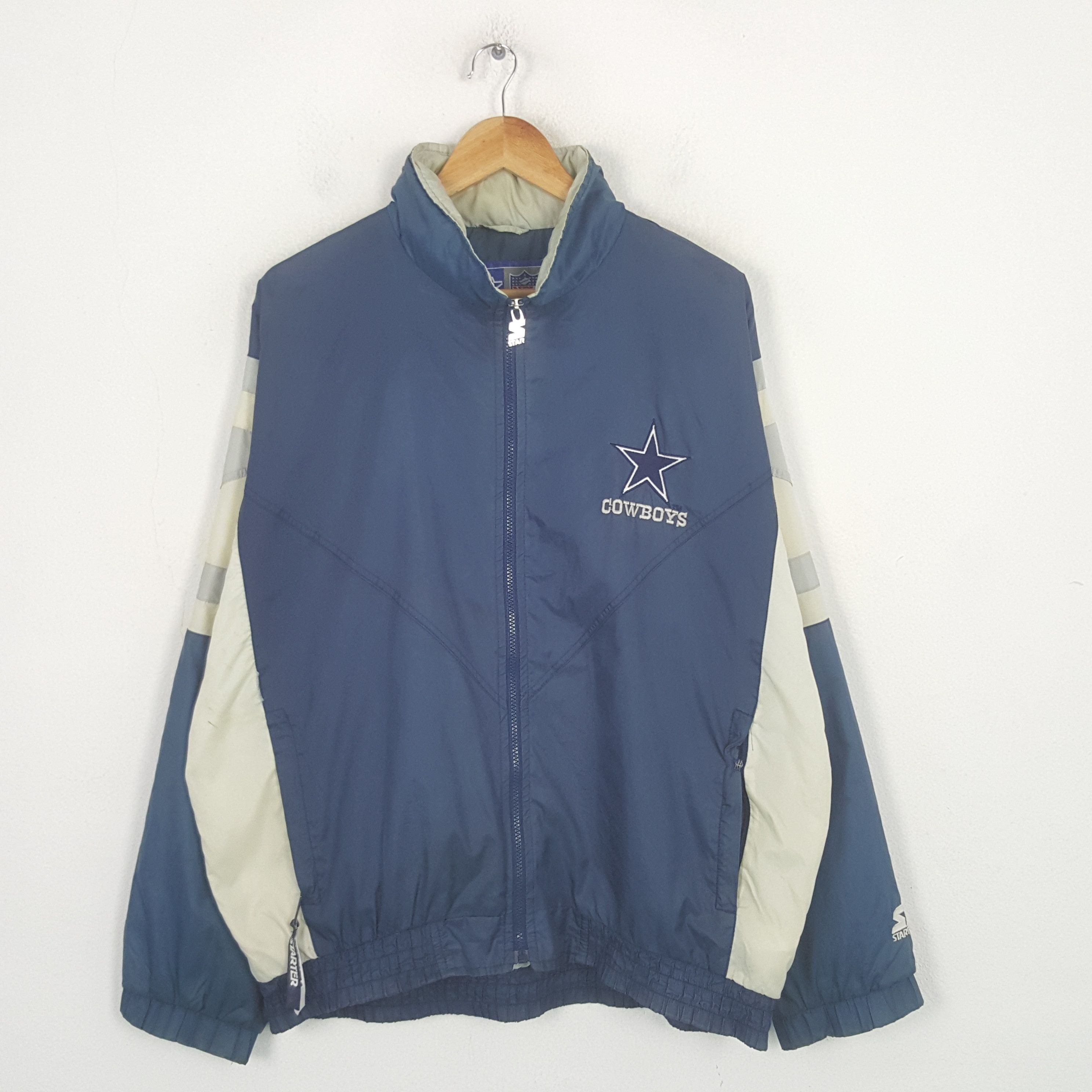 Starter Vintage Dallas Cowboys American Football Jacket C302N5 Size US XL / EU 56 / 4 - 3 Thumbnail
