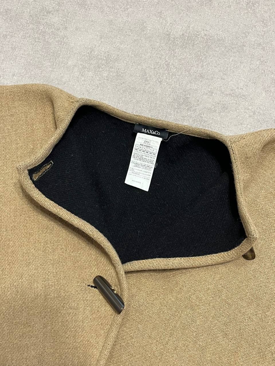 MAX&Co. Rare Max&Co. Wool Coat Poncho Women`s Beige Max Mara Size M / US 6-8 / IT 42-44 - 7 Thumbnail