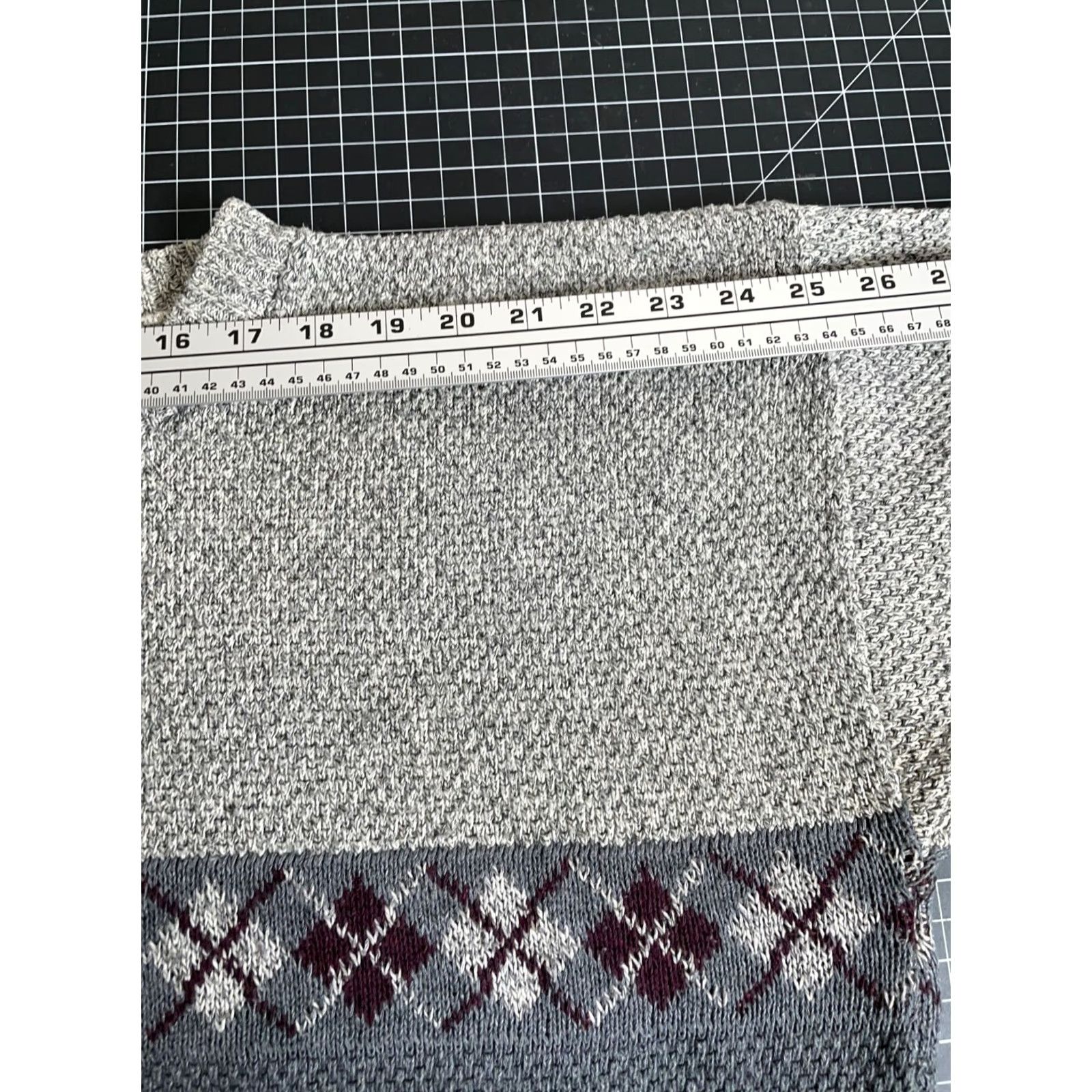 Vintage VINTAGE Towncraft Sweater Casual Knitt XL Gray Diamond Pattern USA Made Knit Crew Neck Mens XL Pullover 90s Retro Size US XL / EU 56 / 4 - 7 Thumbnail