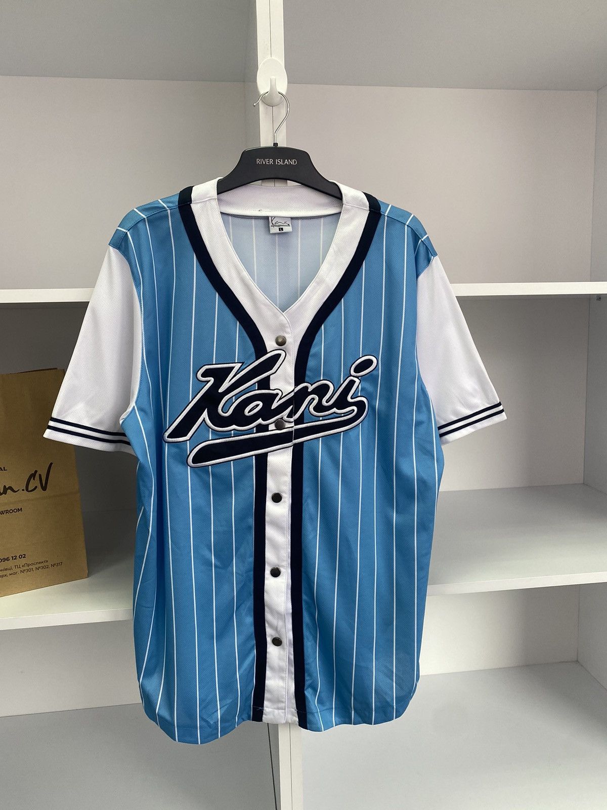 Karl Kani × Vintage Vintage Karl Kani Hip Hop Jersey tee Size US L / EU 52-54 / 3 - 4 Thumbnail