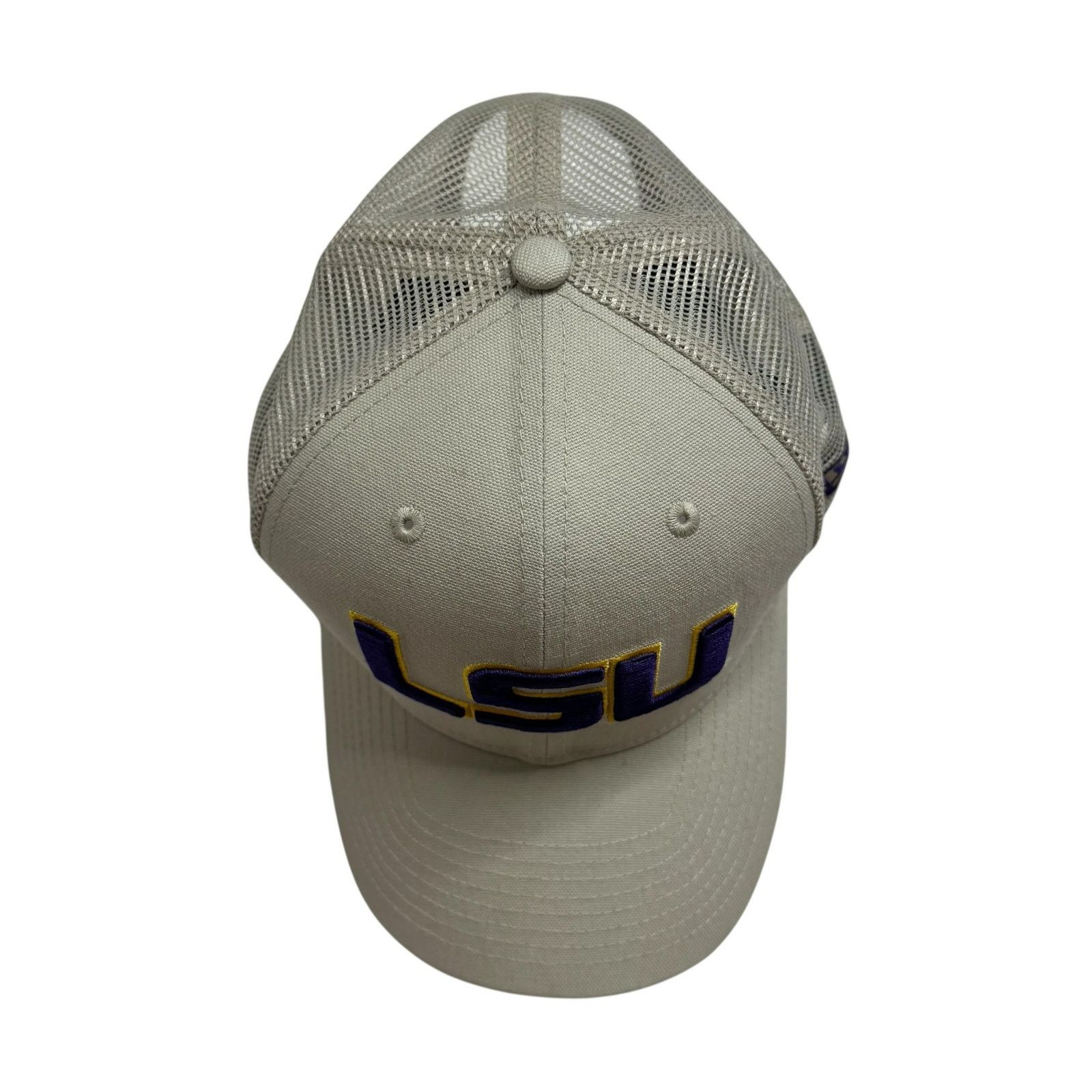 New Era NEW ERA LSU *NEW* Tan SnapBack Logo Cap Mesh One Size Size ONE SIZE - 5 Thumbnail
