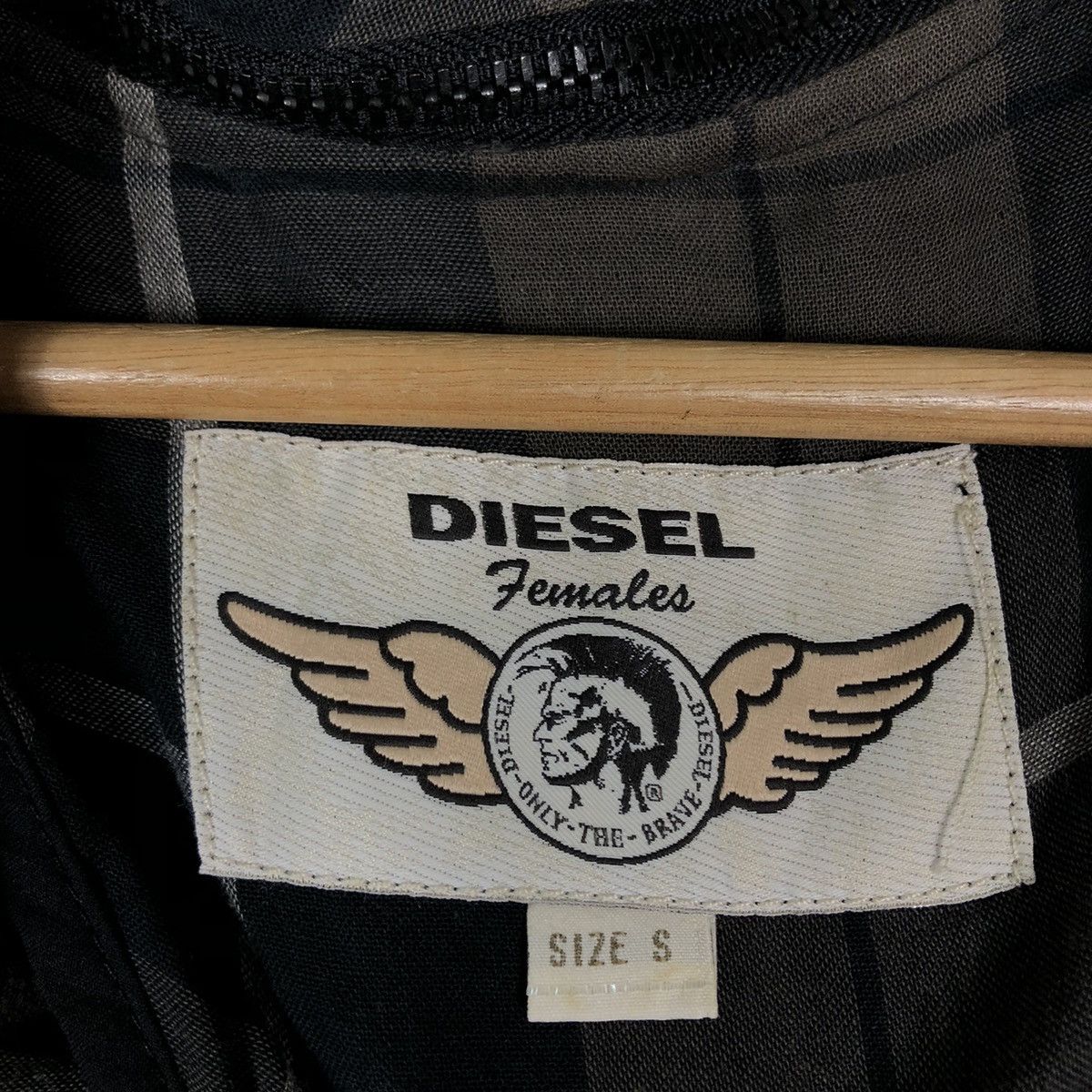 Japanese Brand 🔥90’s Bondage Parachute Biker Jacket Diesel Femme Tartan Size S / US 4 / IT 40 - 11 Thumbnail