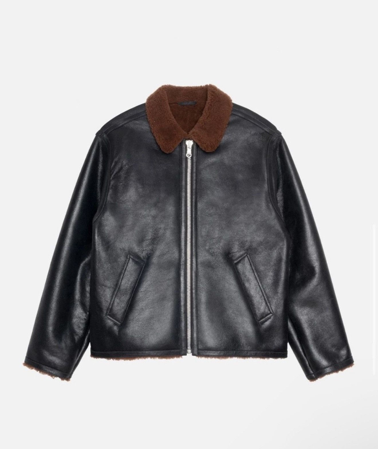 Stussy Stussy Leather Bing Jacket | Grailed