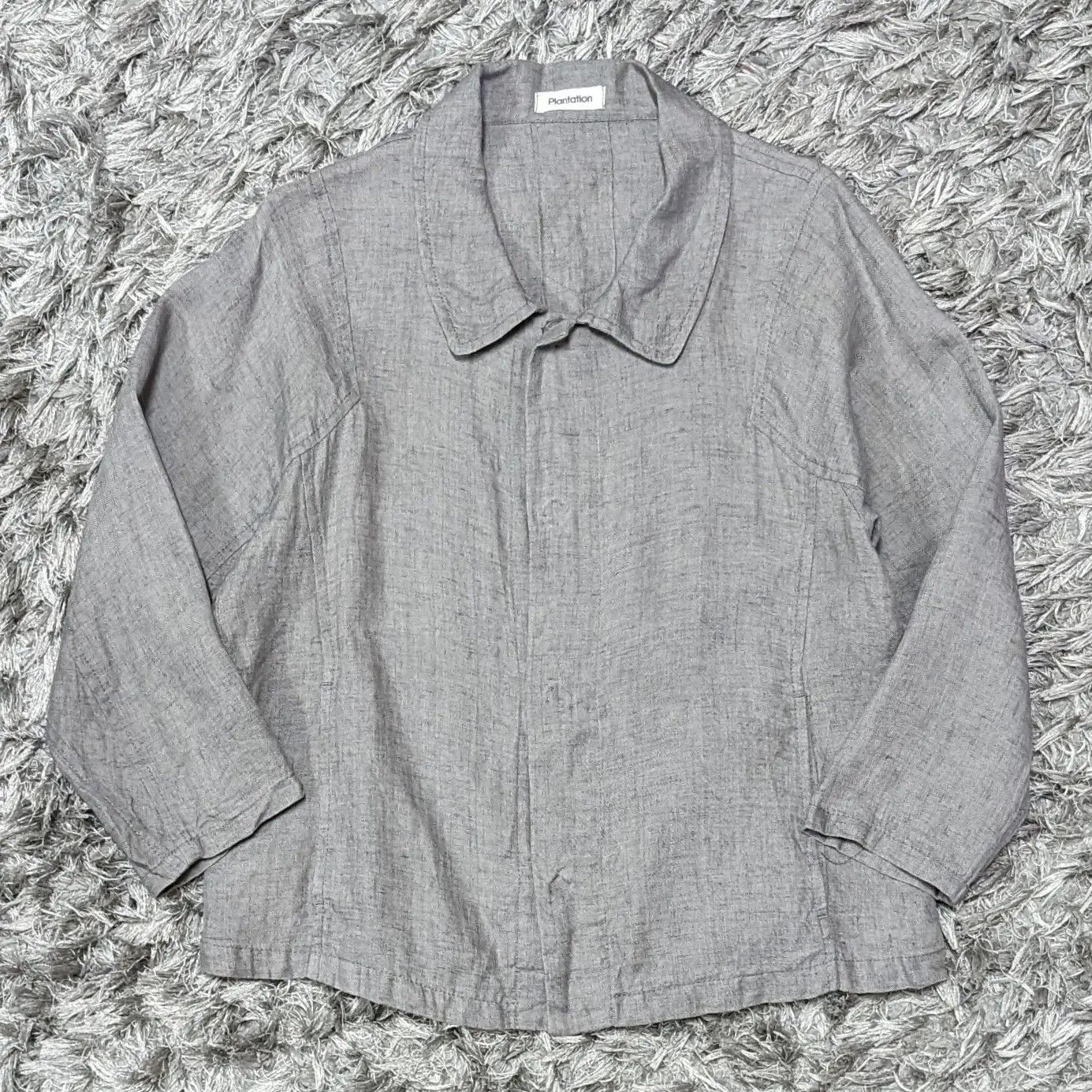 Issey Miyake S/S 2003 Issey Miyake Plantation Cropped Jacket Button Up Size M / US 6-8 / IT 42-44 - 1 Thumbnail