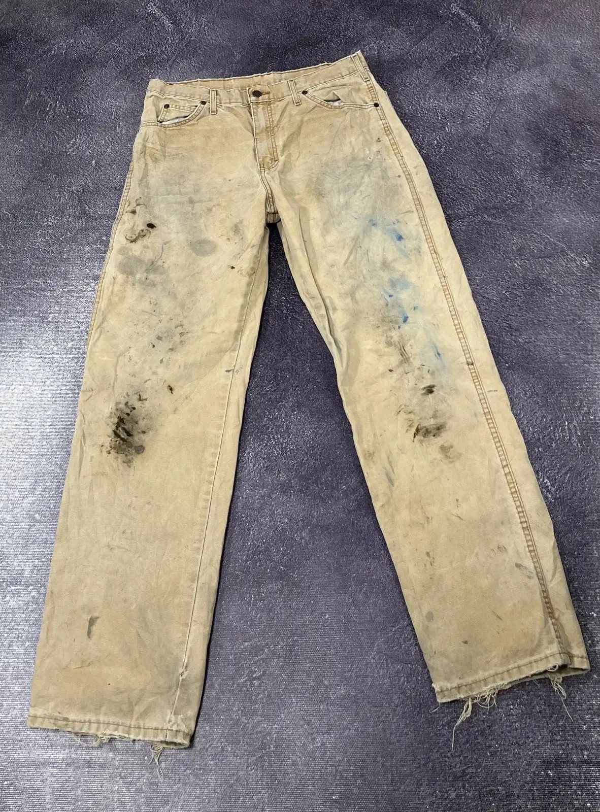 Dickies × Vintage Vintage Dickies Y2K American Work Hype Baggy Pants Jeans Size US 34 / EU 50 - 2 Thumbnail