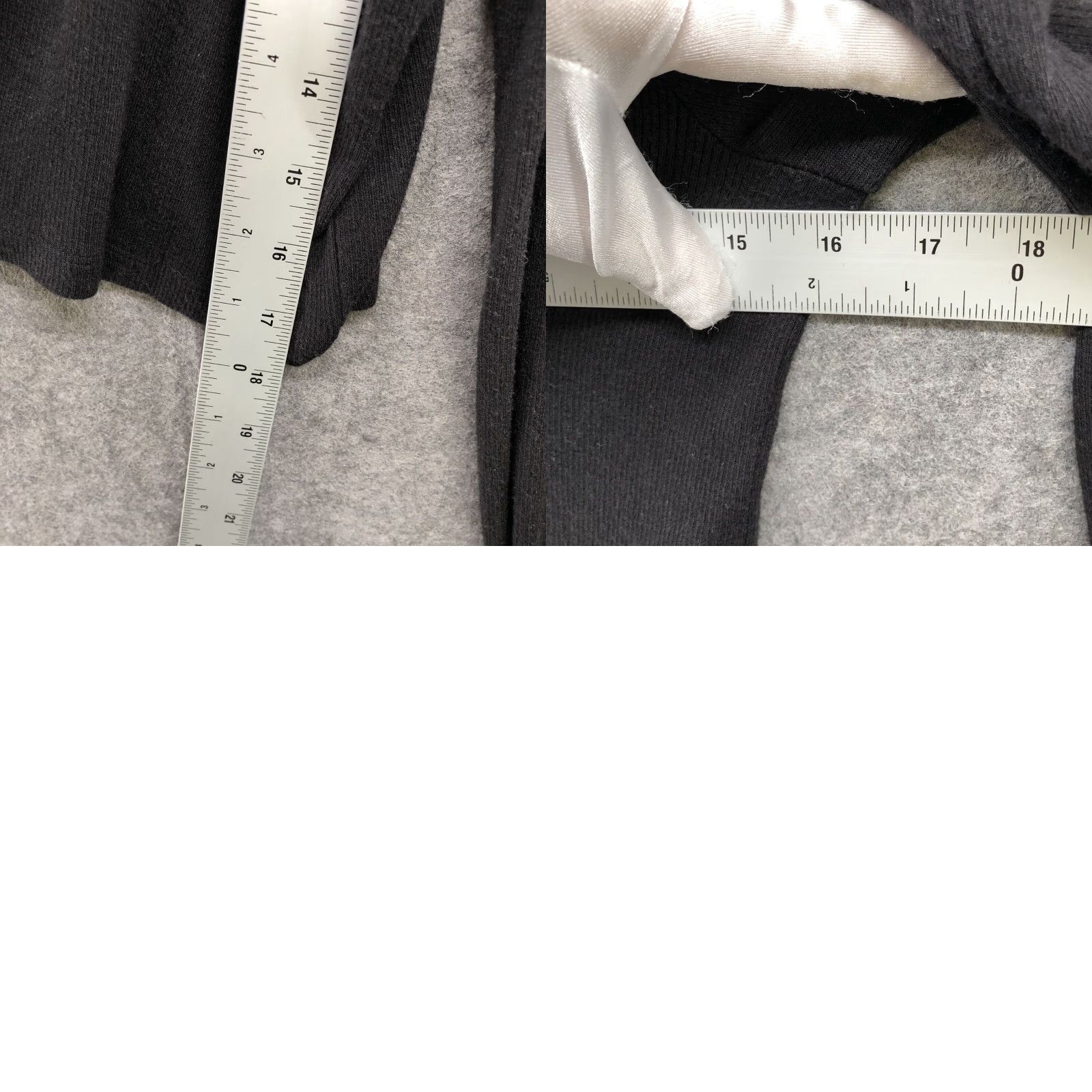 Vintage Wilfred Artizia Black Puff Sleeve Top Womens XS Mock Neck Crop Long Sleeve T-Shirt Cropped Lightweight Knit Casual Modern Size XS / US 0-2 / IT 36-38 - 8 Thumbnail