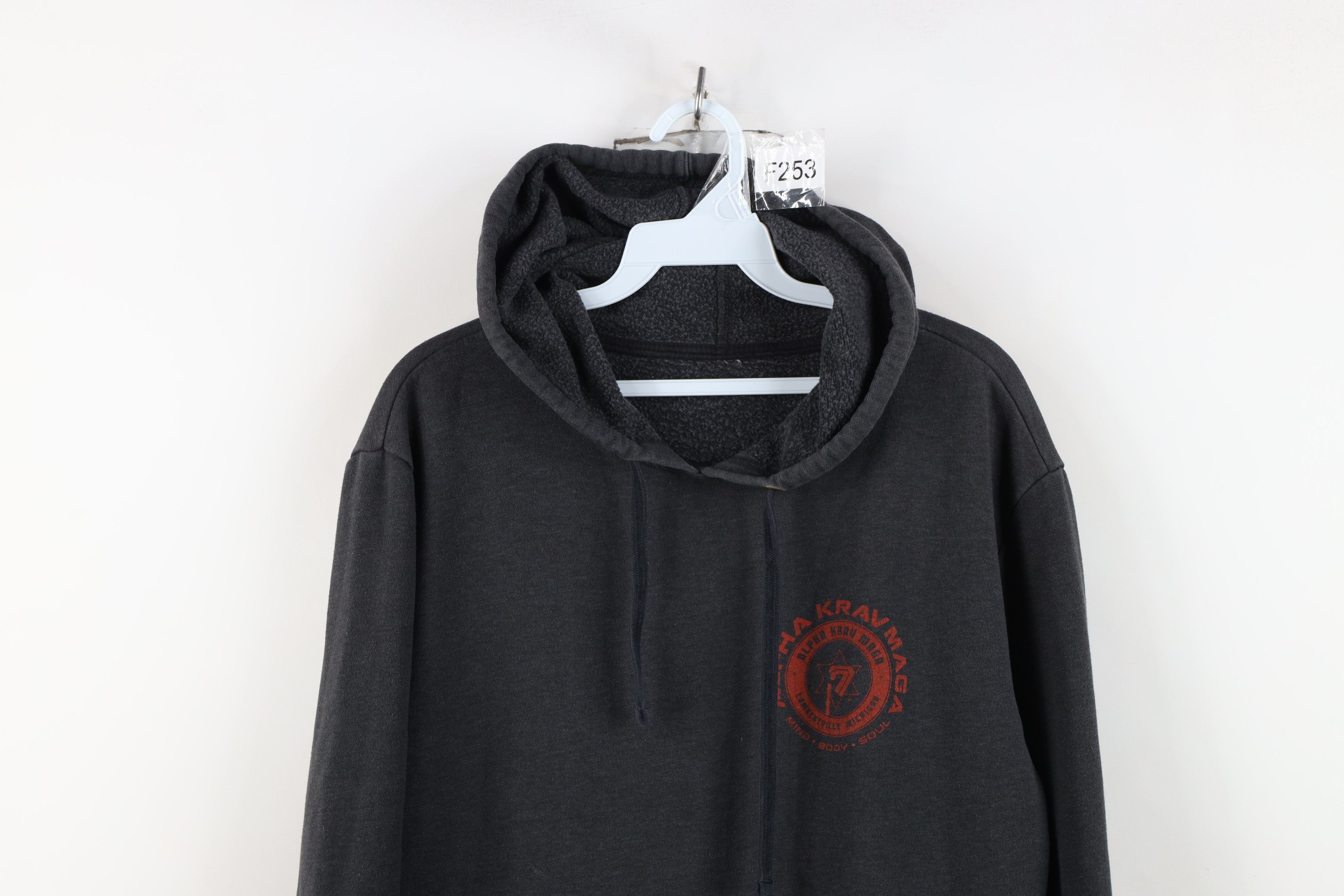 Vintage Vintage Maga MMA Fighting Hoodie Sweatshirt Charcoal Gray Size US M / EU 48-50 / 2 - 2 Thumbnail