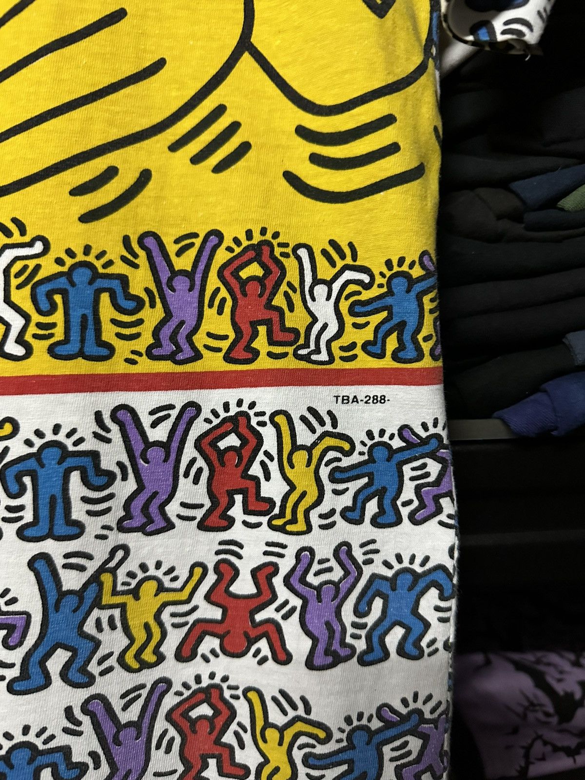 Andy Warhol Vintage 90s Keith Haring Popart Ovp Tee Size US M / EU 48-50 / 2 - 3 Thumbnail