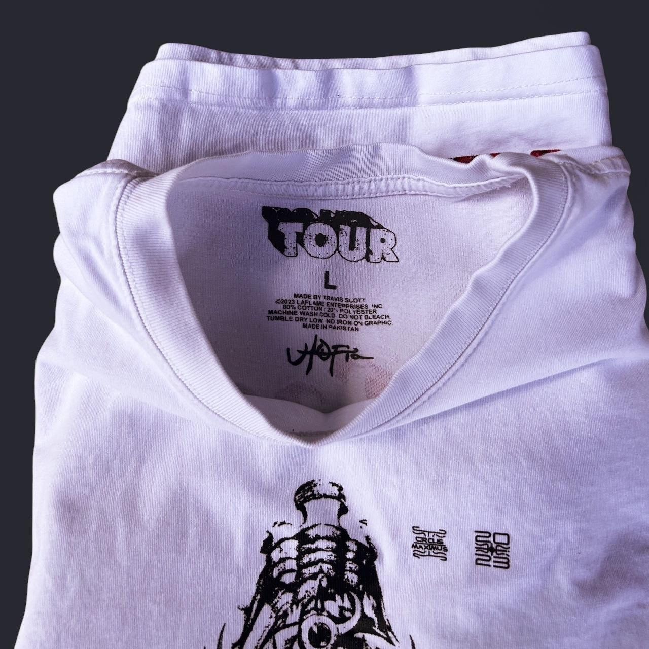 Travis Scott Travis Scott Utopia Tour T-Shirt Size US L / EU 52-54 / 3 - 3 Thumbnail