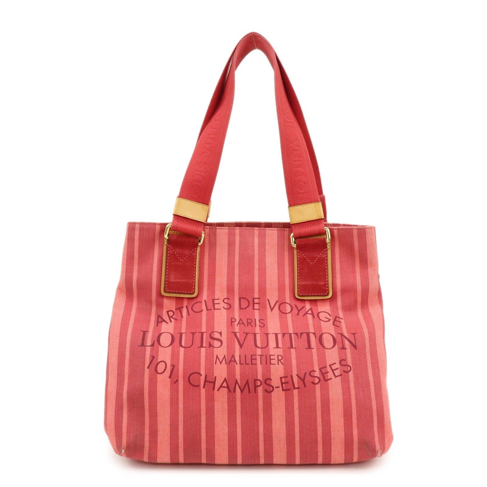 Louis Vuitton Louis Vuitton Plan Soleil Cabas PM Canvas Tote Red Size ONE SIZE - 1 Thumbnail
