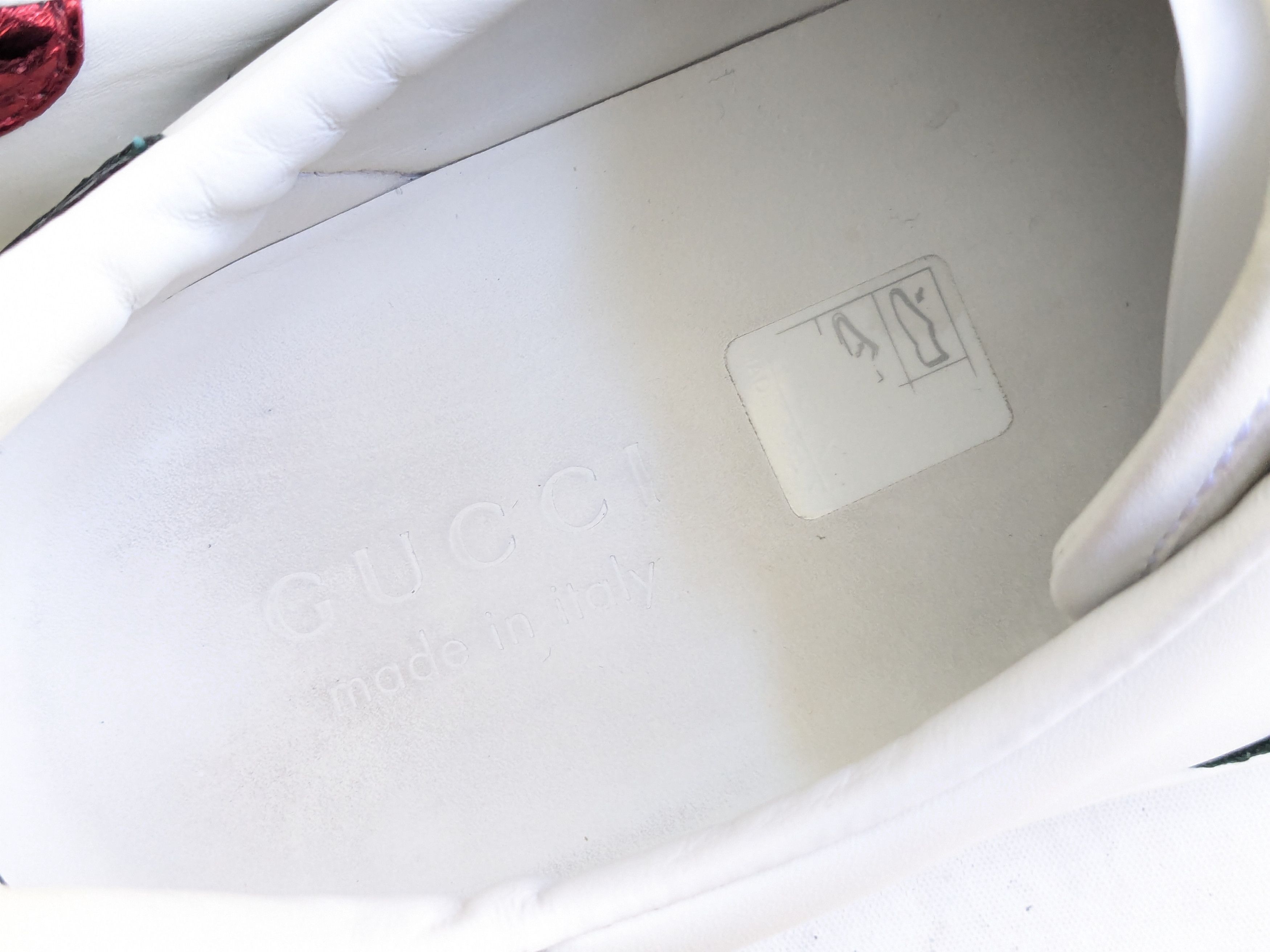 Gucci Gucci Ace Sneakers Bee White 8.5 Low Tops Size US 8.5 / EU 41-42 - 5 Thumbnail