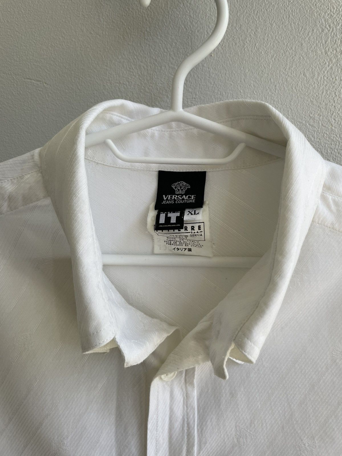 Versace Versace Monogram Vintage Button Up Shirt Size US XL / EU 56 / 4 - 5 Thumbnail