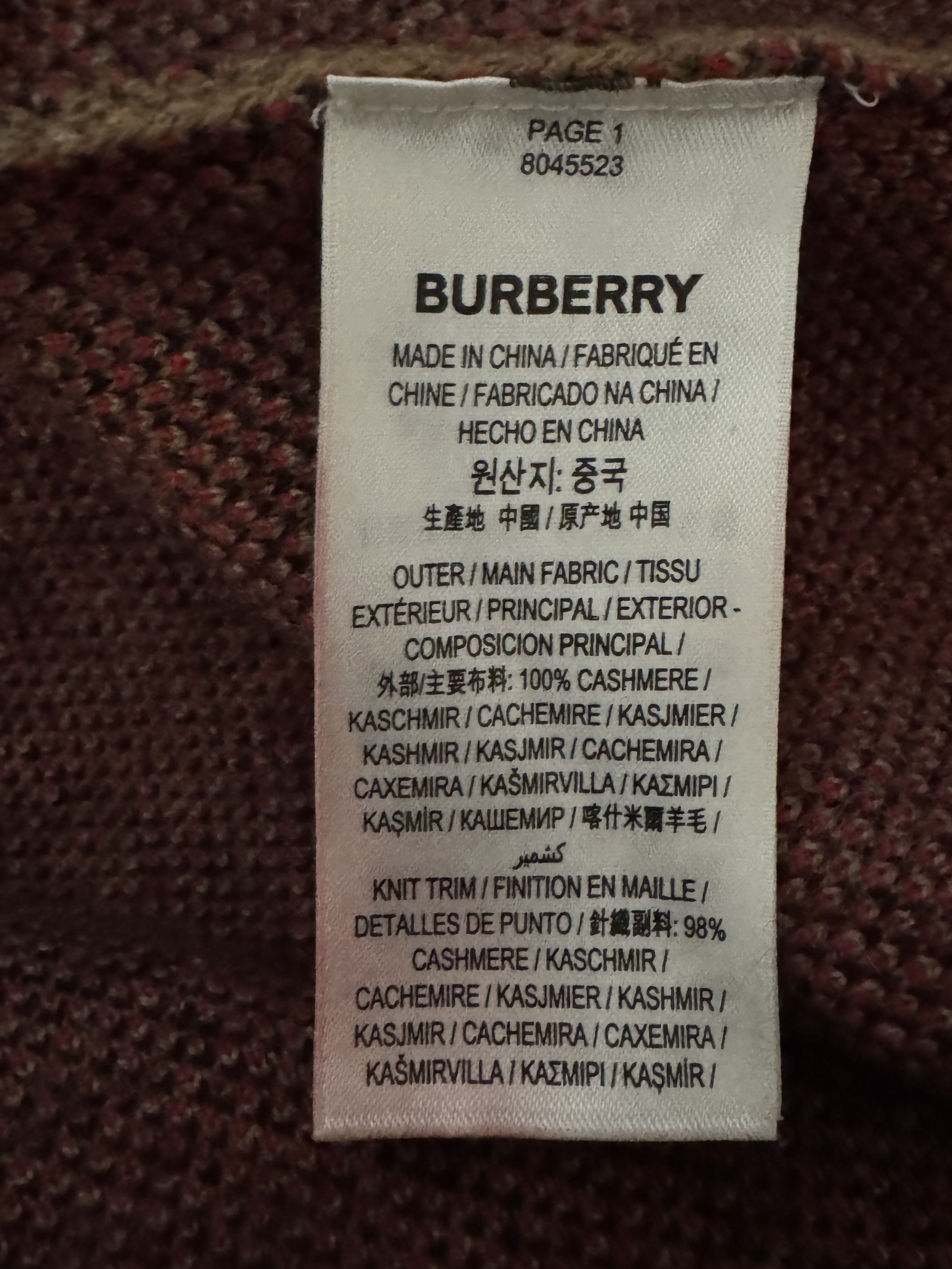 Burberry Burberry Crewneck Knit Sweater Size US M / EU 48-50 / 2 - 4 Thumbnail