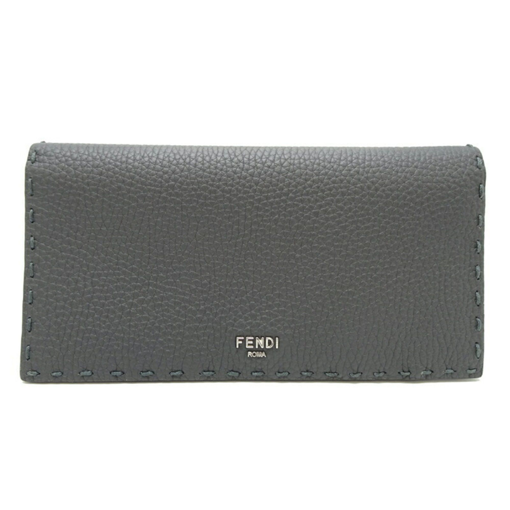 Fendi Fendi Galleria Wallet Men's Long 7M0355AP3BF0GXN Leather Grey Size ONE SIZE - 1 Thumbnail