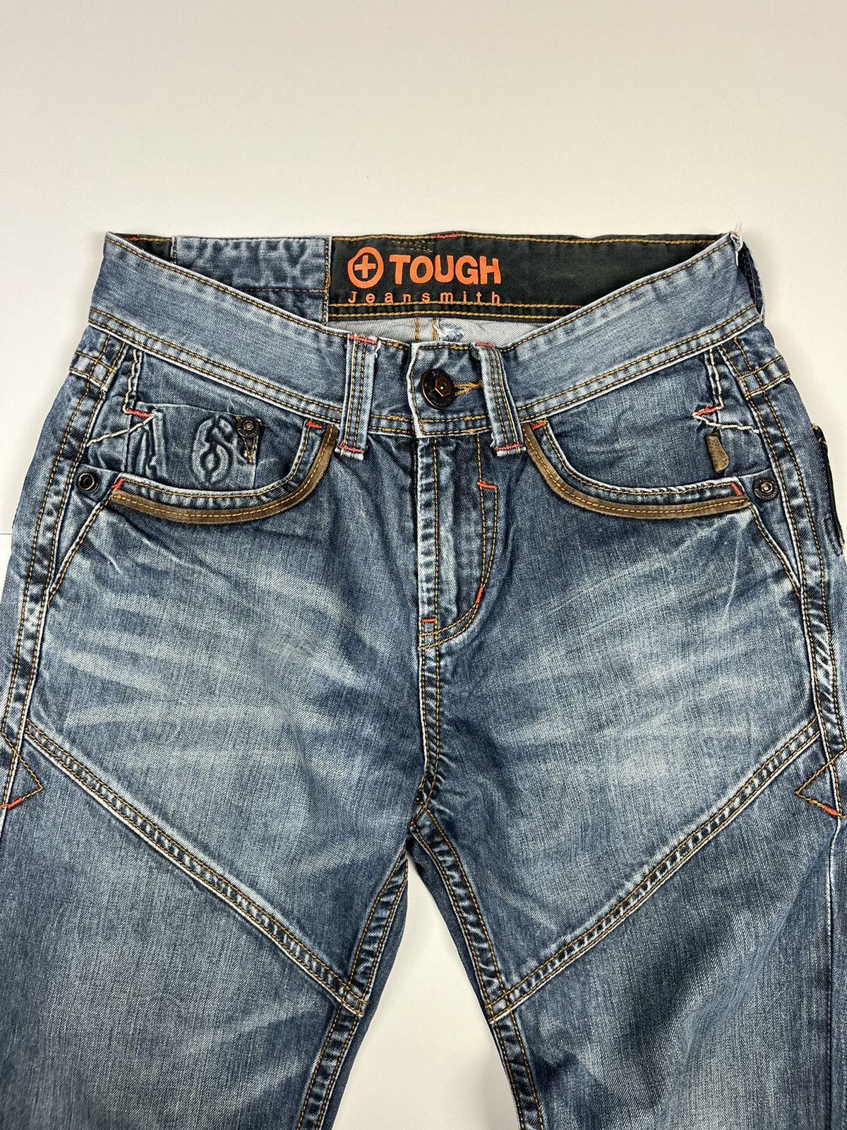 Japanese Brand TOUGH JEANSMITH BLUE DENIM PANTS JEANS Size US 29 - 9 Thumbnail