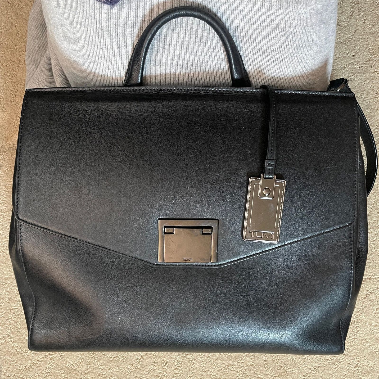 Tumi Tumi Mariella Tavi Satchel European Leather Travel Handbag Size ONE SIZE - 1 Thumbnail