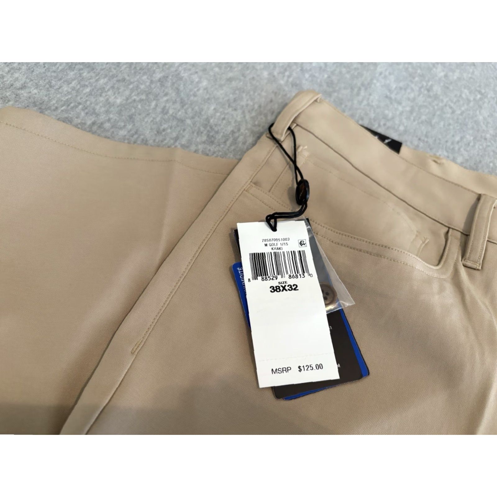 RLX Ralph Lauren RLX Ralph Lauren Golf Pants Khaki Mens 38x32 Tailored Fit NWT Beige Solid Flat Front Polyester Elastane Mens Golf Pants 38x32 NWT Size US 38 / EU 54 - 2 Thumbnail