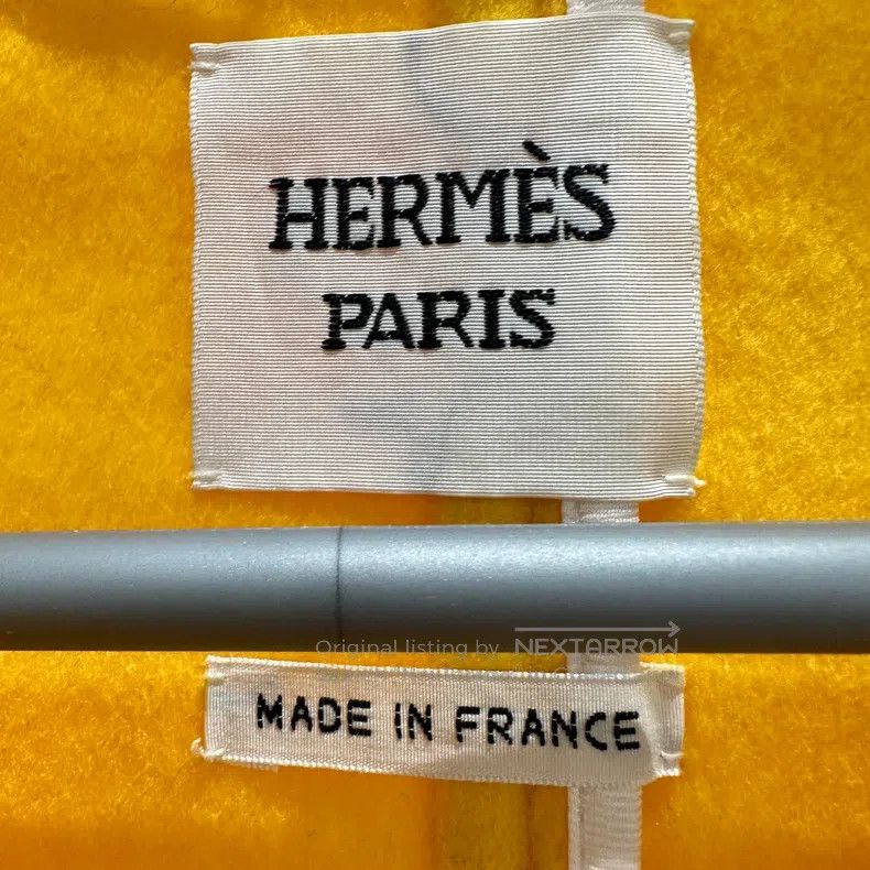 Hermes Hermes Color-Blocked Wool Cashmere Coat Jacket Size XXS / US 00 / IT 34 - 3 Thumbnail