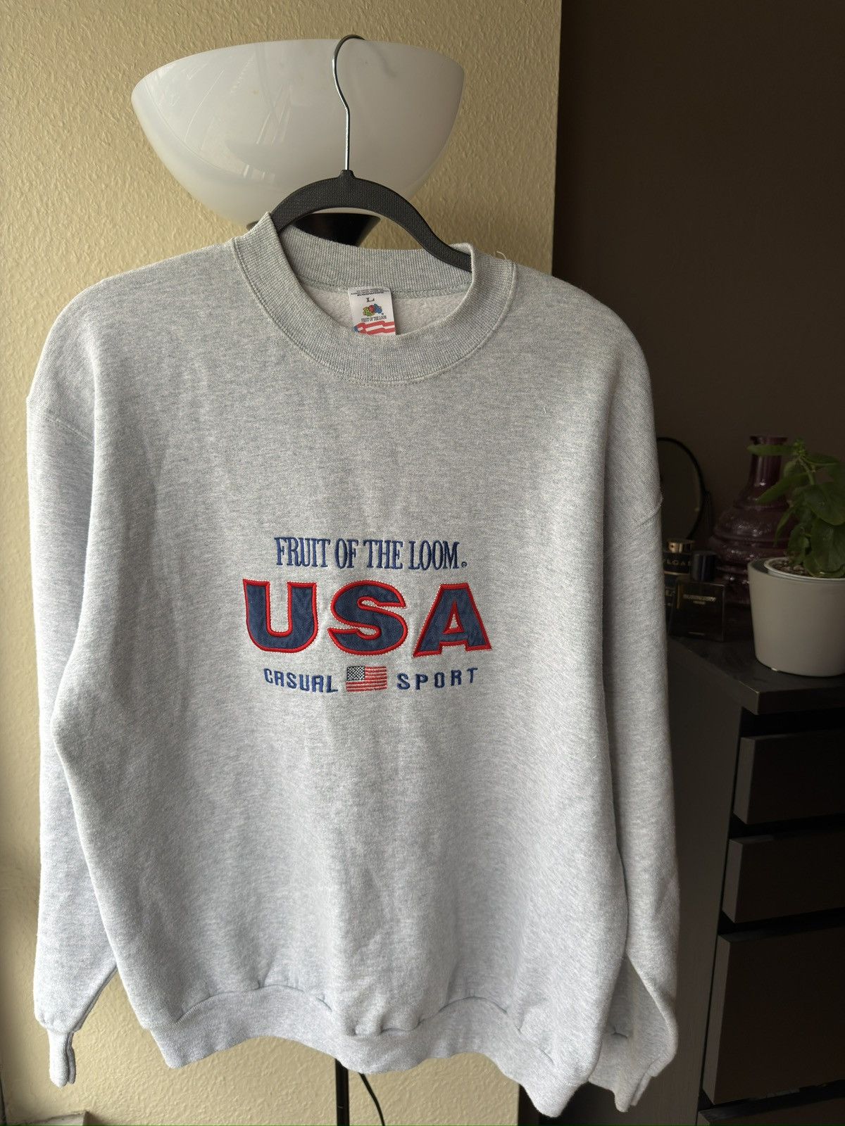 Vintage Vintage gray sweatshirt crewneck Size US L / EU 52-54 / 3 - 3 Thumbnail