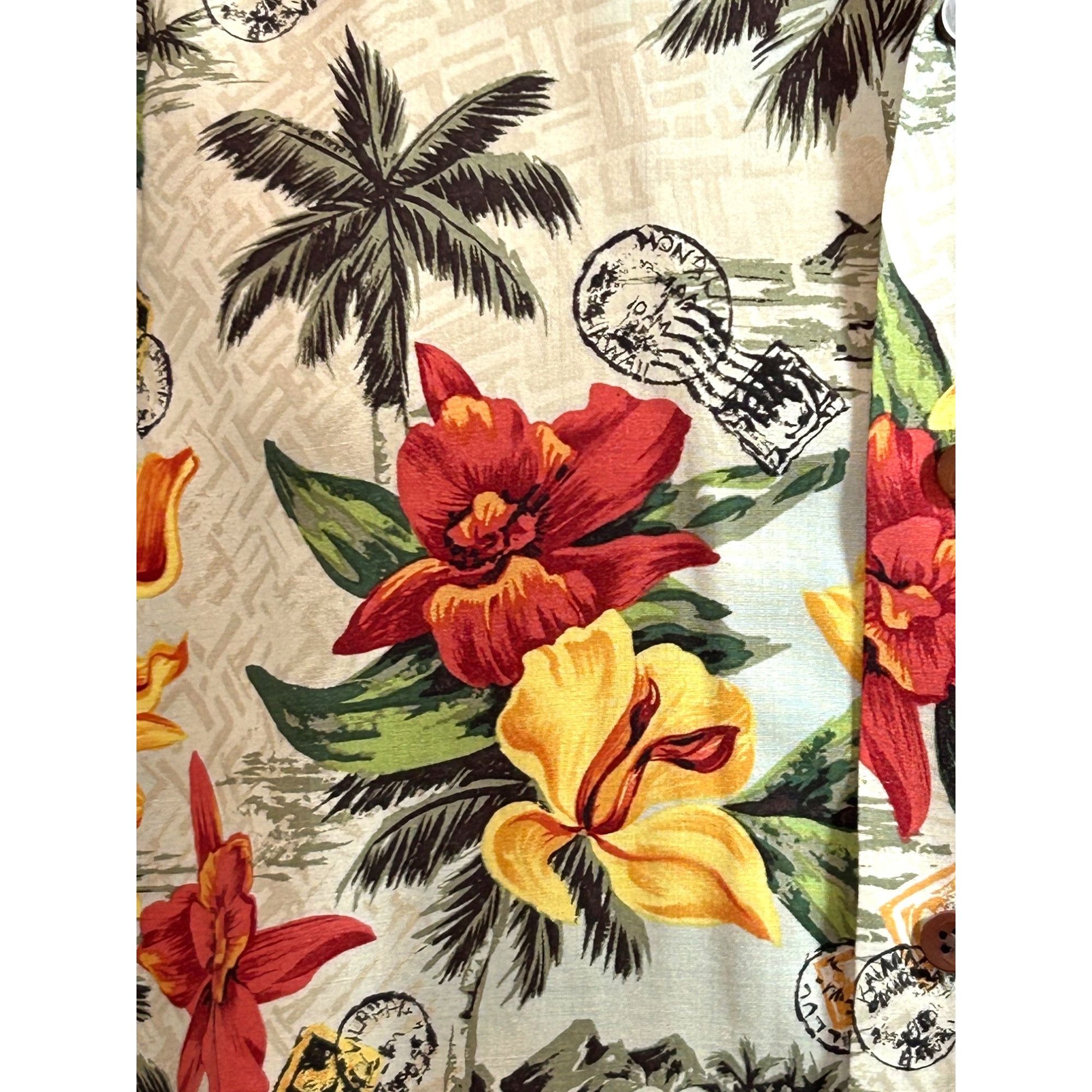 Lands' End Lands’ End Men’s Vtg Hawaiian Shirt M Short Sleeve Collared Size US M / EU 48-50 / 2 - 8 Thumbnail