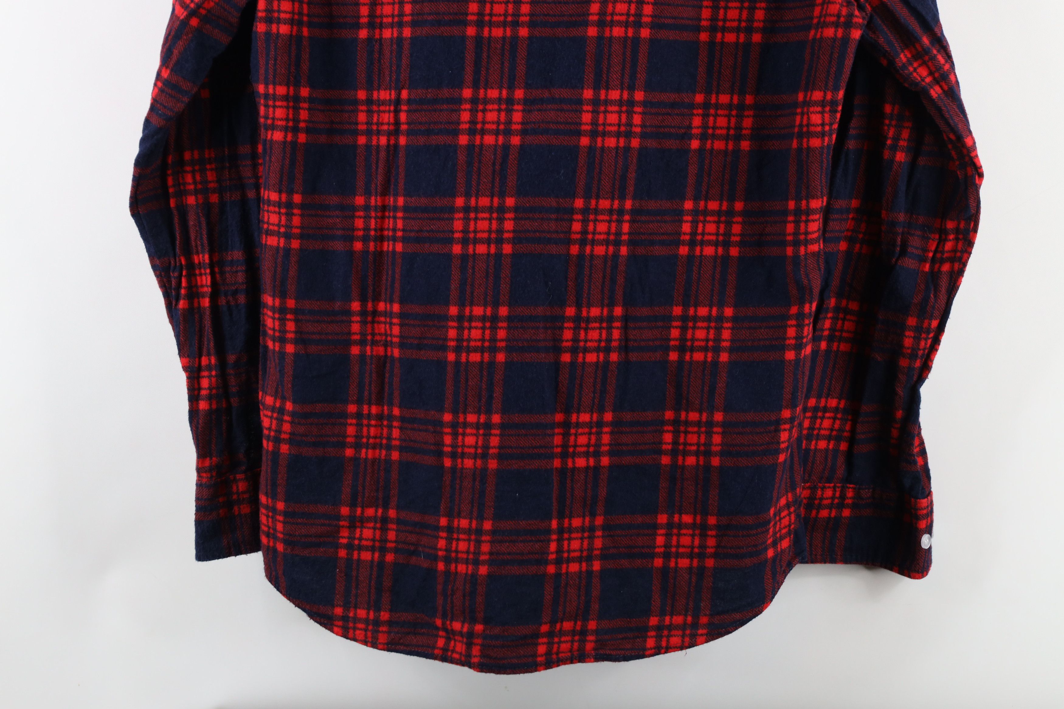 Vintage Vintage 70s Streetwear Collared Button Shirt Plaid USA Size US S / EU 44-46 / 1 - 9 Thumbnail