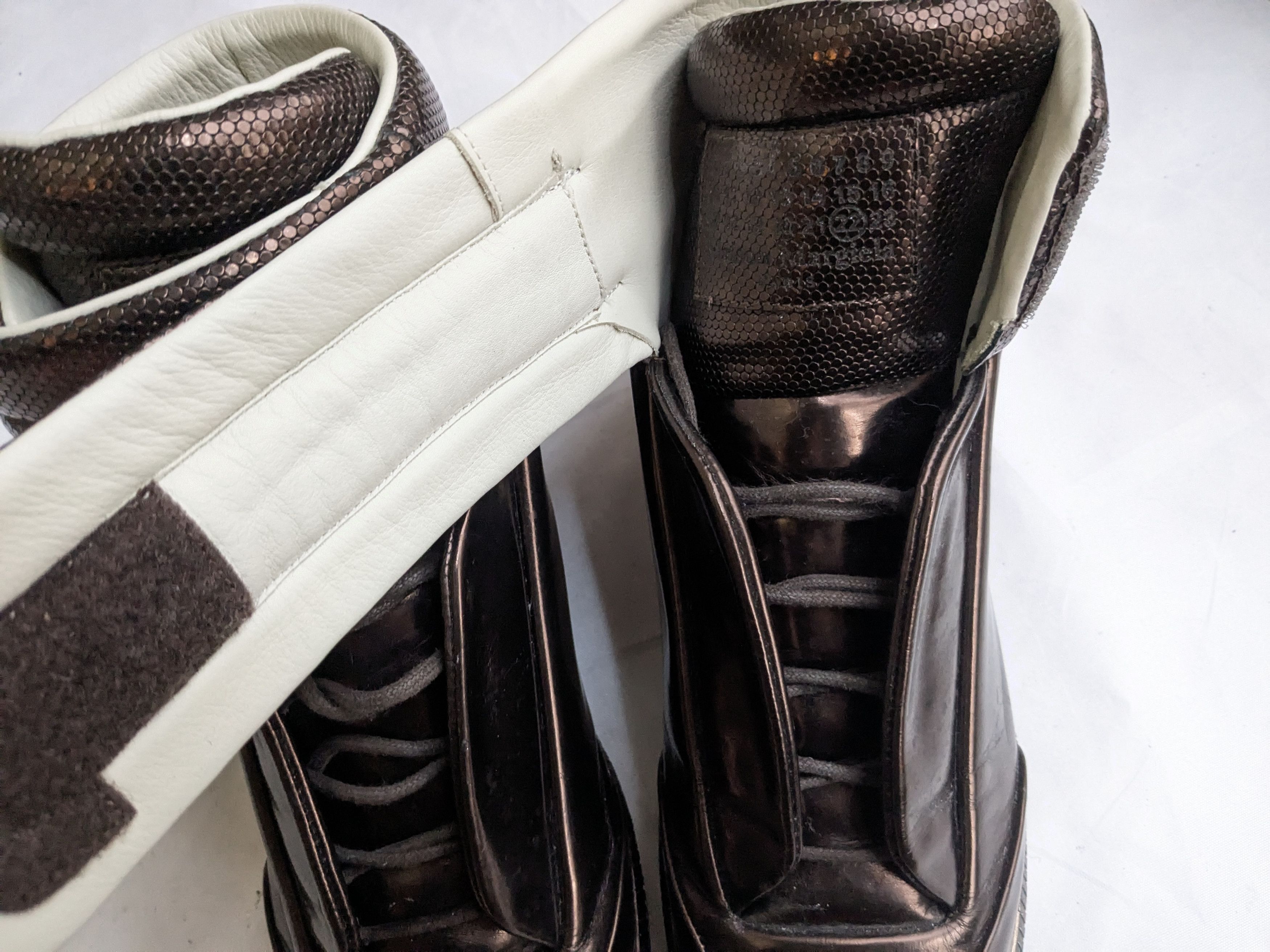 Maison Margiela Maison Margiela Future High Top Sneakers Brown Metallic 9 42 Size US 9 / EU 42 - 5 Thumbnail
