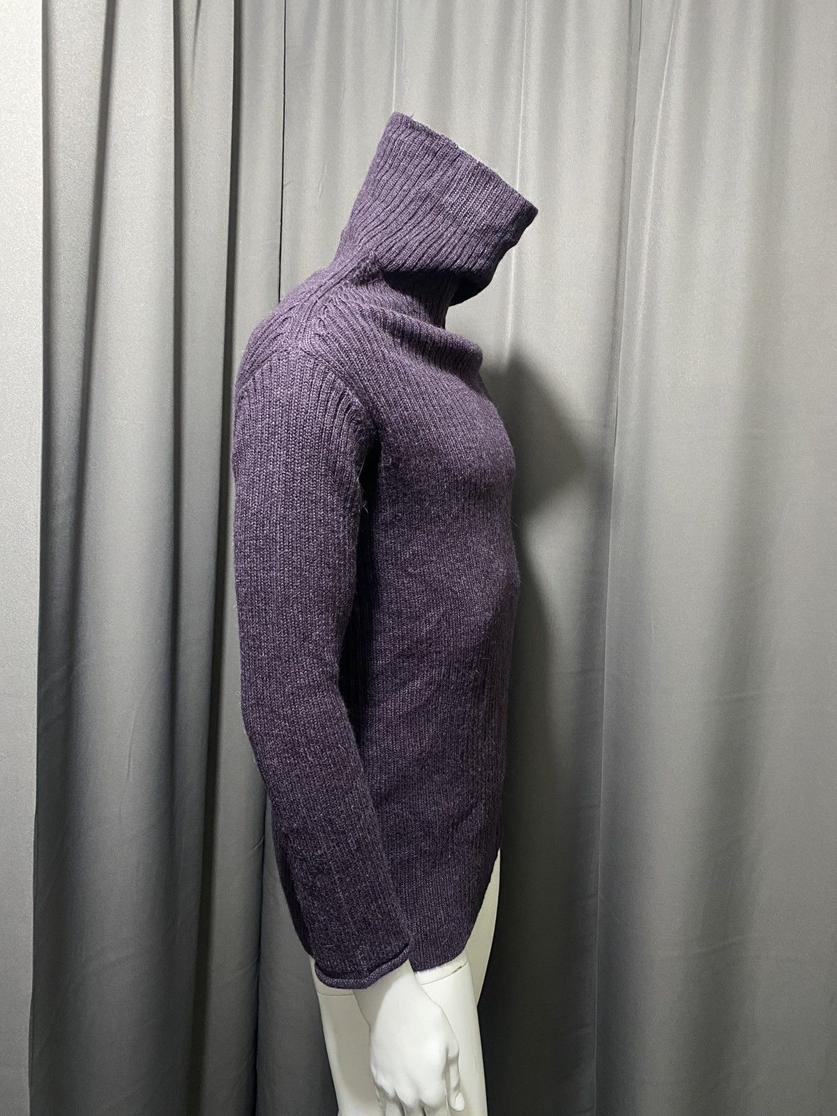 Yohji Yamamoto Archive! A/W 2010 Y’s- Asymmetrical Mohawk Knit Sweater Size US L / EU 52-54 / 3 - 7 Thumbnail