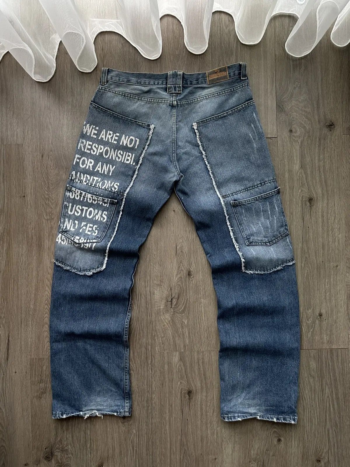 Japanese Brand × Vintage Vintage Japanese DJ Doringo Jeans Wear Denim Pocket Pants Size US 34 / EU 50 - 11 Thumbnail