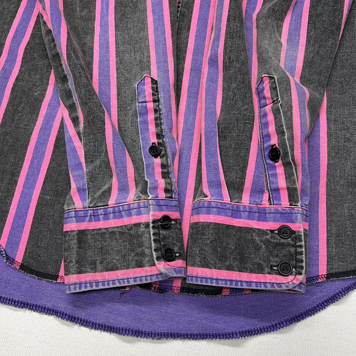 Vintage × Wrangler Wrangler Brushpopper Shirt 15.5 33 Pink Purple Western Rodeo Size US M / EU 48-50 / 2 - 11 Thumbnail