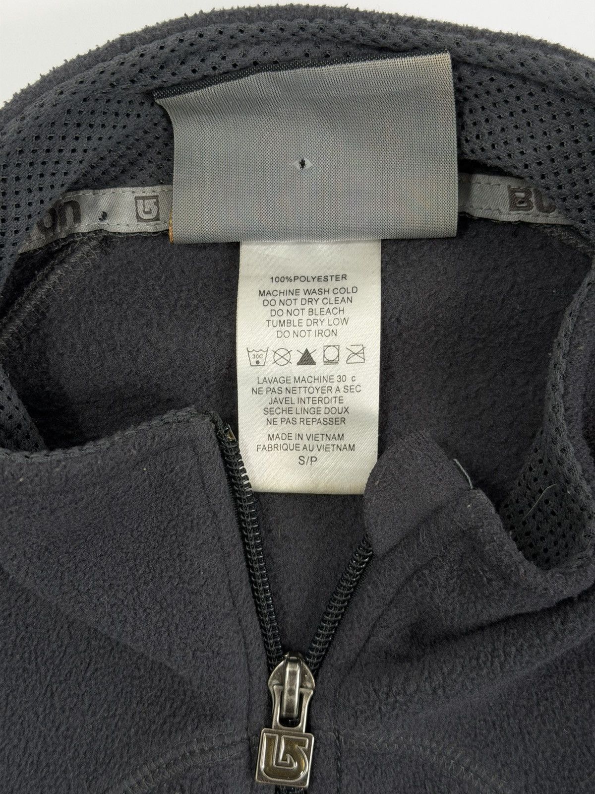Burton 📐Burton Vented Tech Fleece Jacket Size US S / EU 44-46 / 1 - 7 Thumbnail
