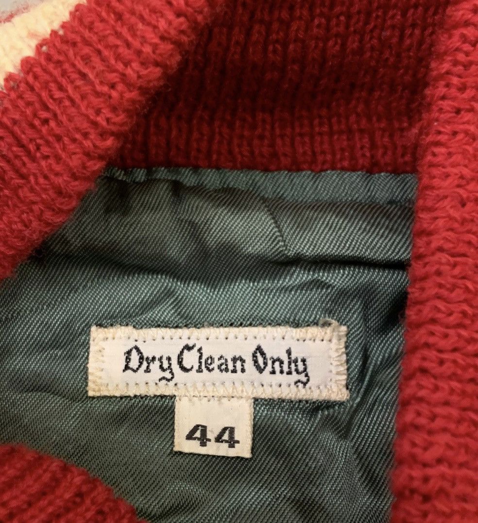 Vintage vintage 1970s/80s red wool varsity jacket Size US M / EU 48-50 / 2 - 4 Thumbnail