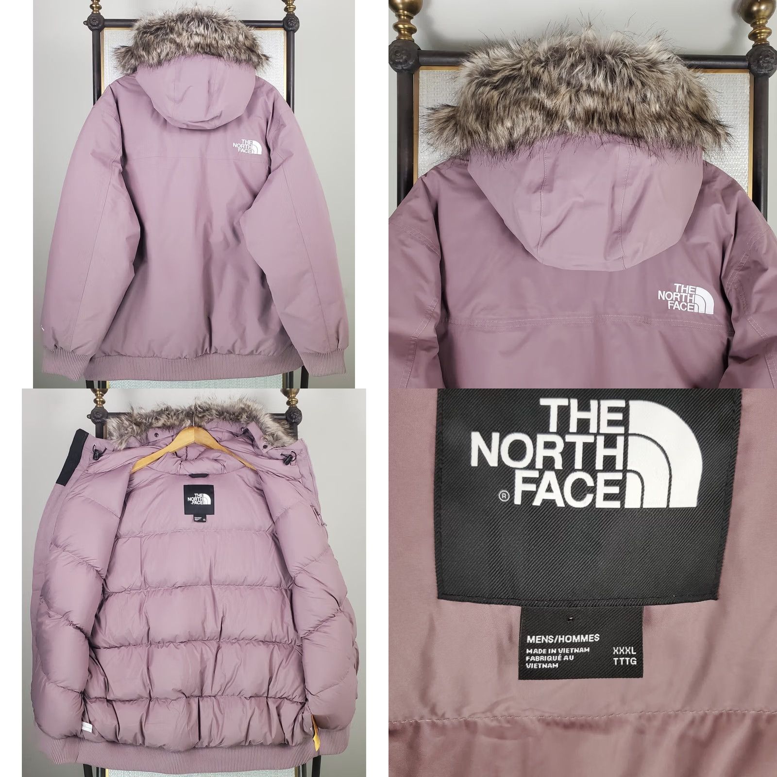 The North Face The North Face McMurdo 600 Down Jacket 3XL Mens Pink Waterproof Windproof DryVent Bomber Coat Parka Winter Ski Hoodie Size US XXL / EU 58 / 5 - 8 Thumbnail