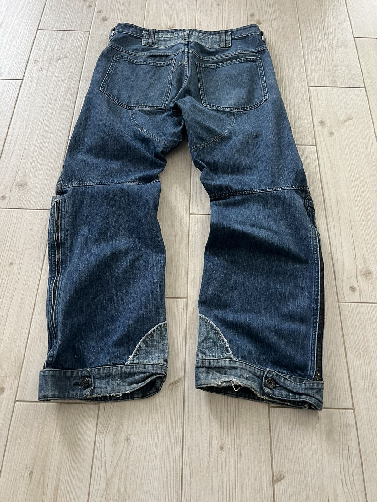 G-Star G Star Raw Vintage Mens Denim Pants Double Knee Patchwork 32 Size US 32 / EU 48 - 13 Thumbnail